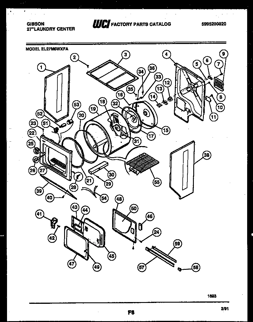 02 - CABINET AND COMPONENT PARTS
