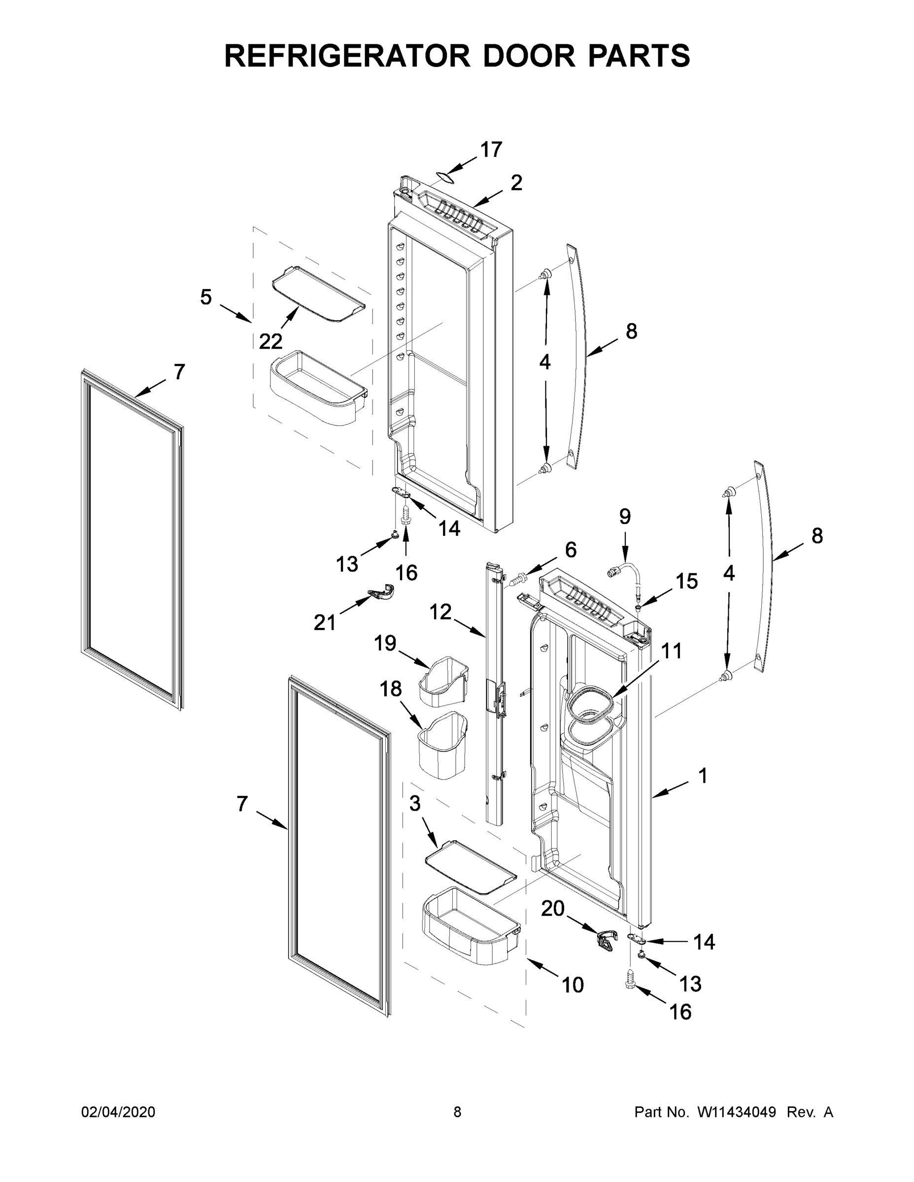 05 - REFRIGERATOR DOOR PARTS