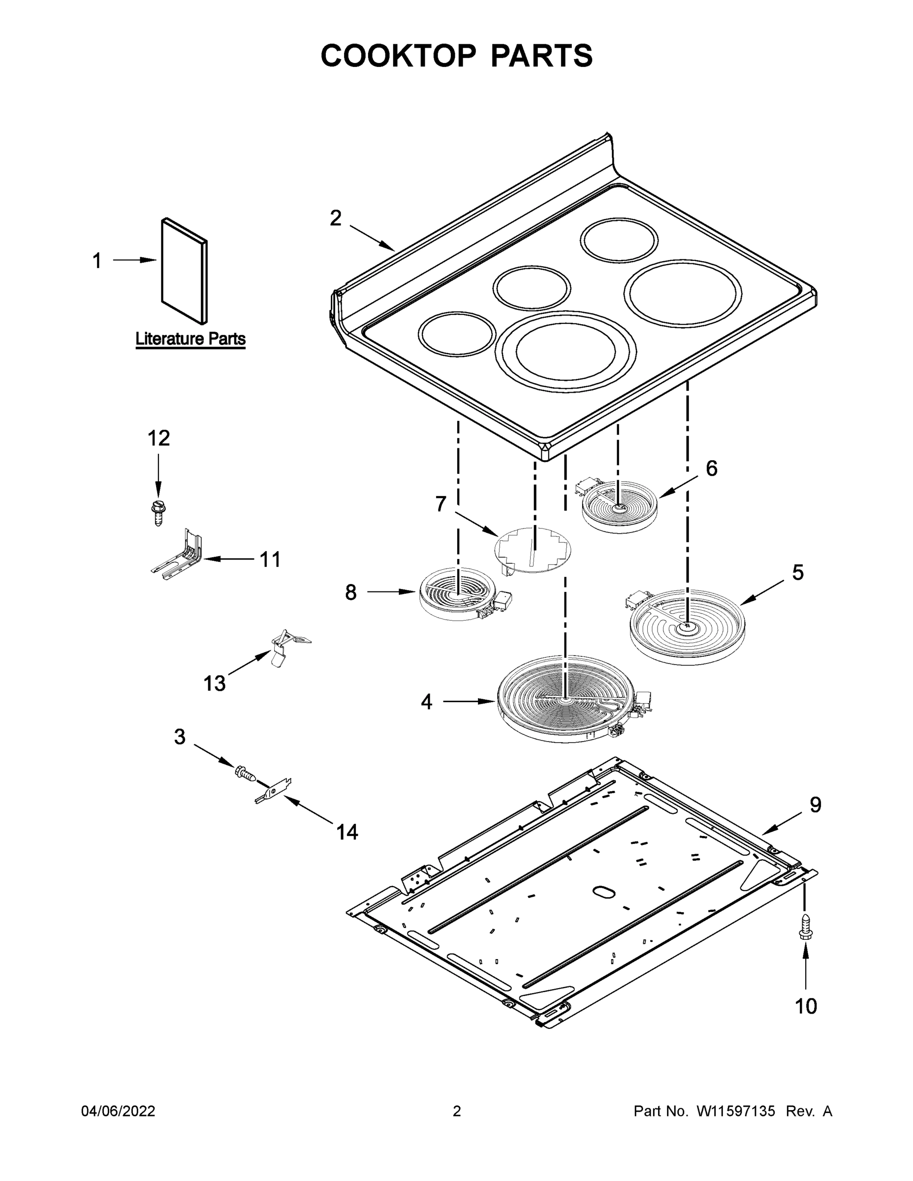 02 - COOKTOP PARTS