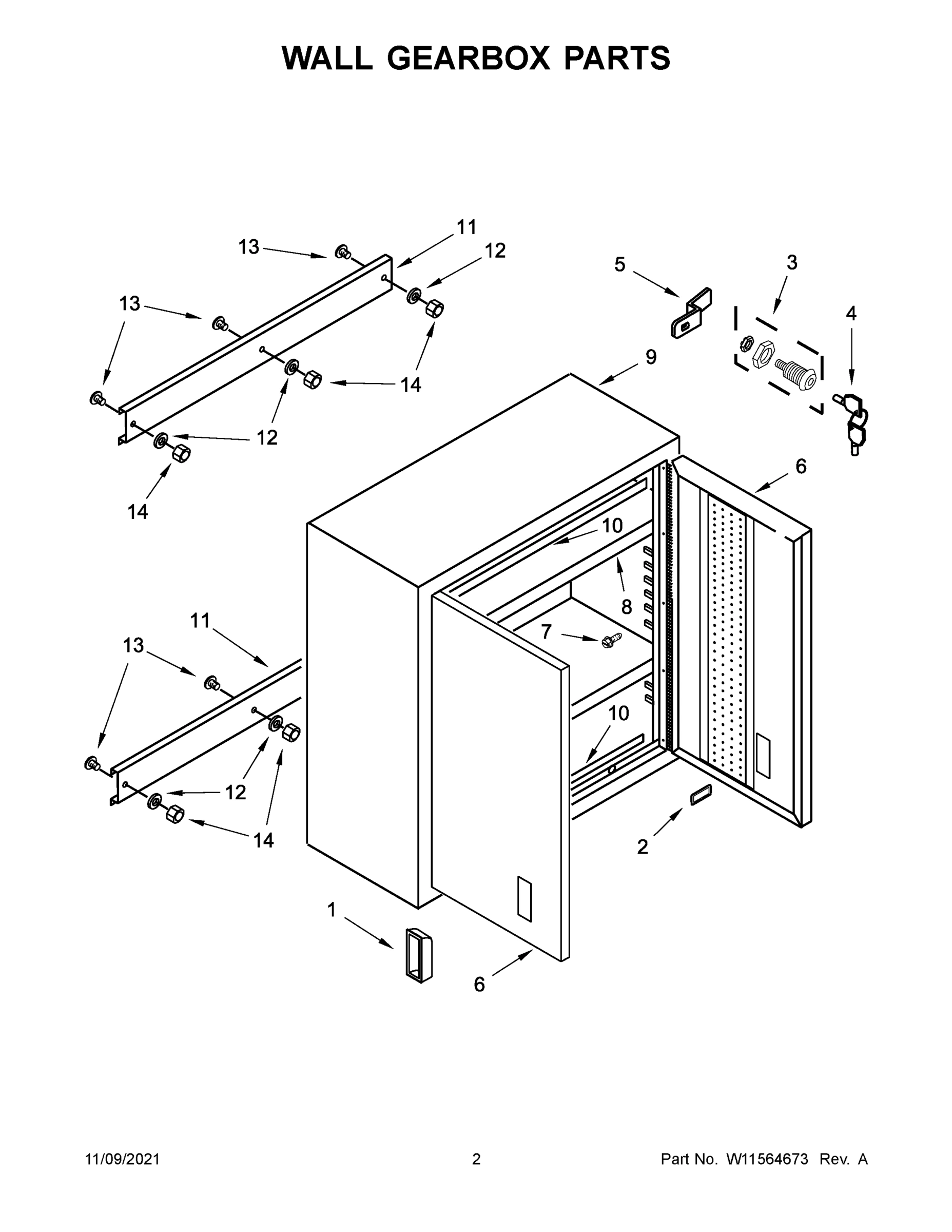 02 - WALL GEARBOX PARTS