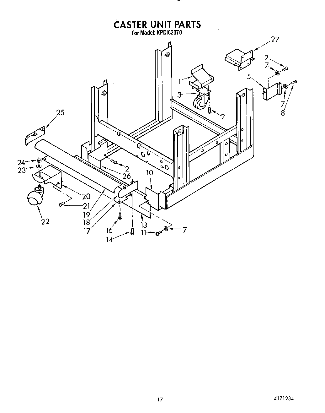 14 - CASTER UNIT