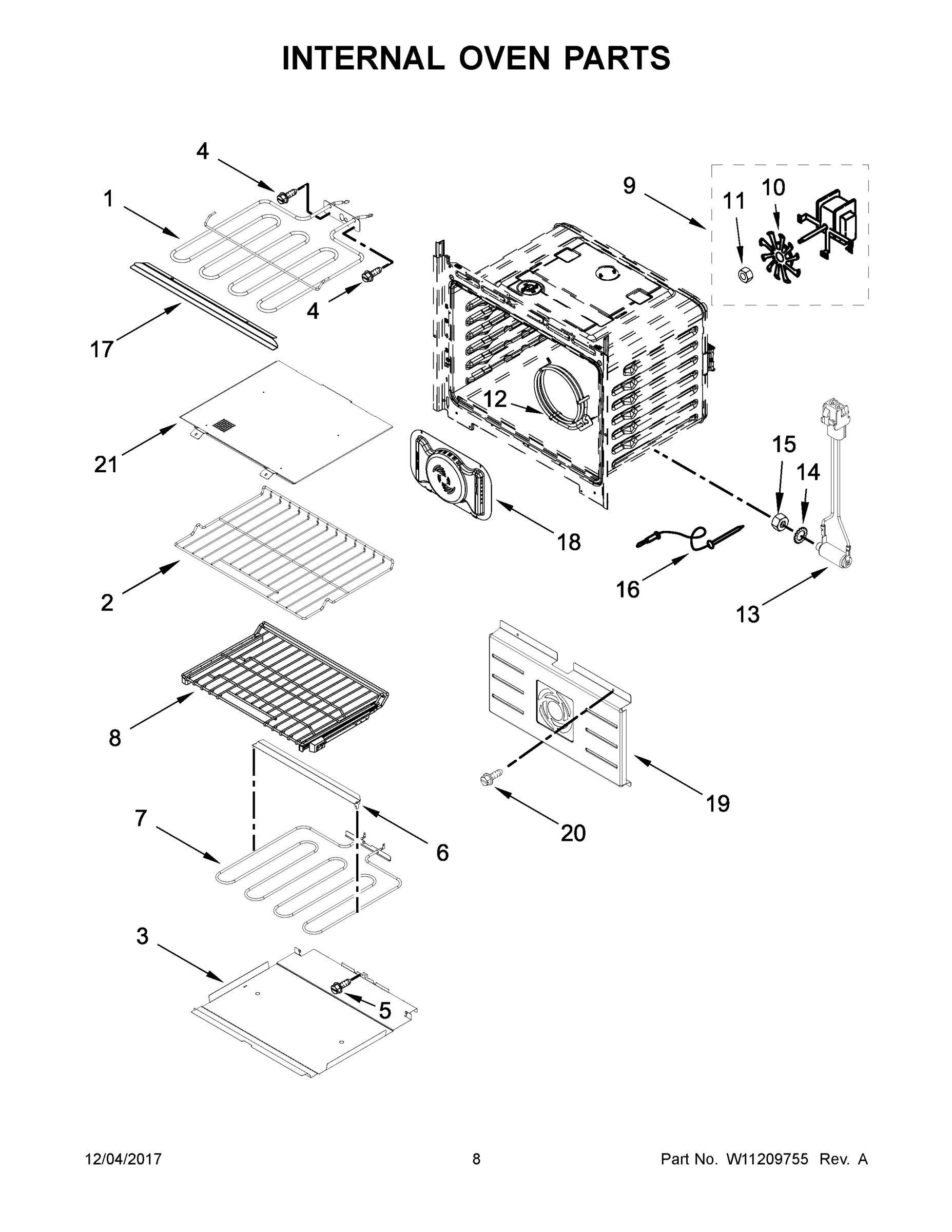 05 - INTERNAL OVEN PARTS