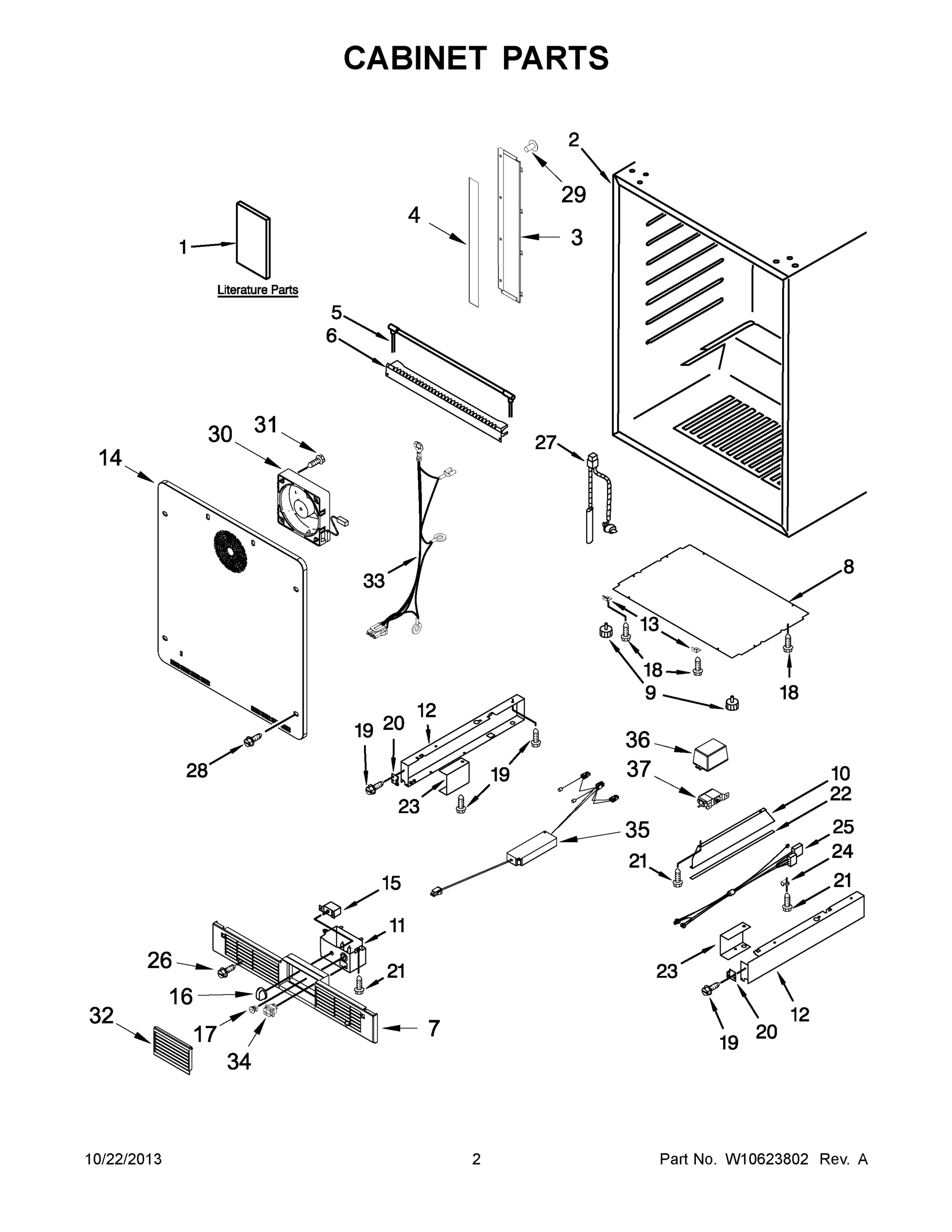 02 - CABINET PARTS