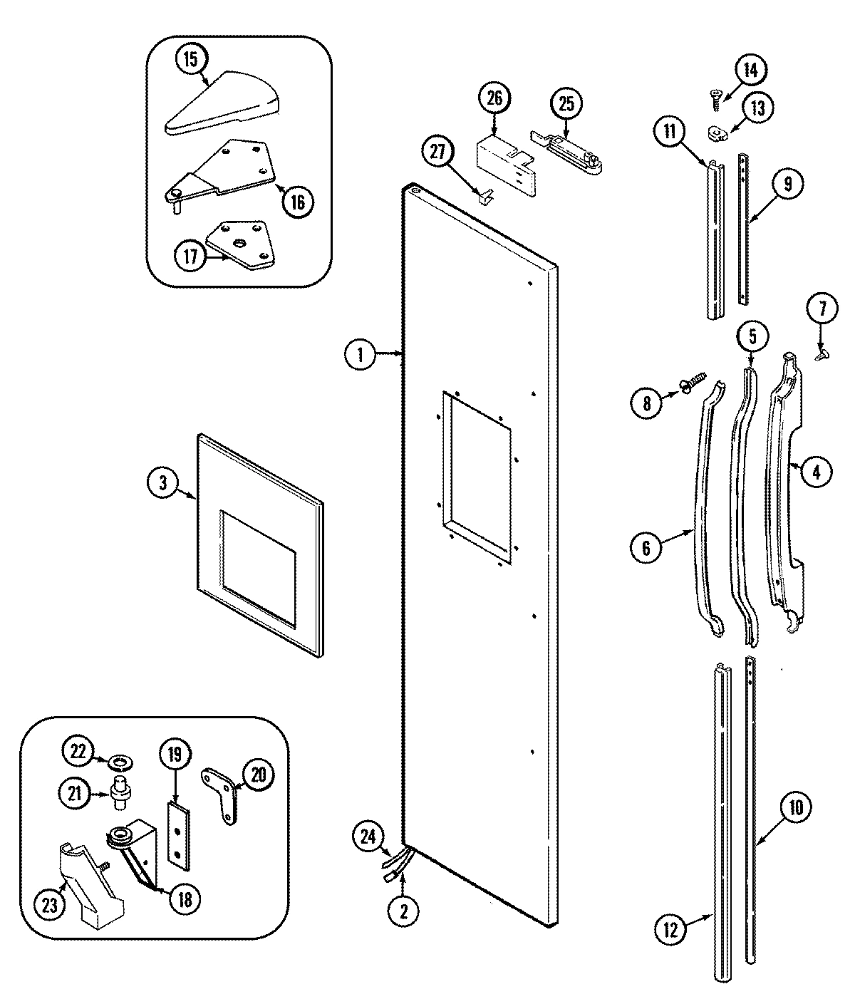03 - FREEZER OUTER DOOR