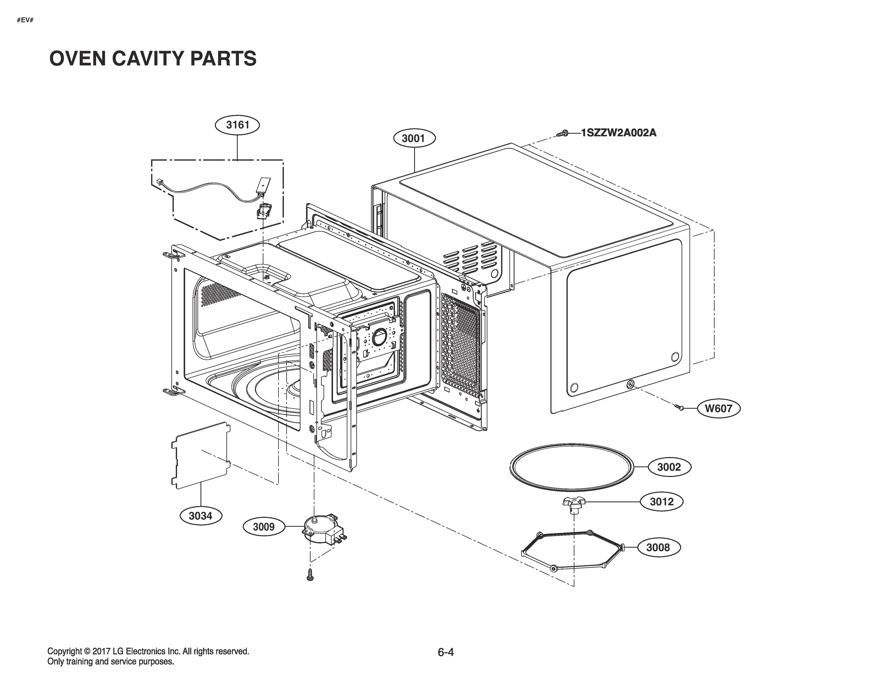 OVEN CAVITY PARTS