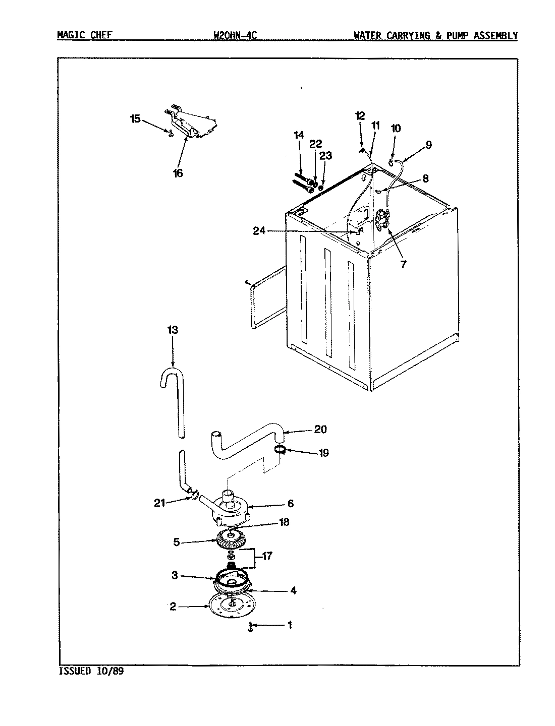05 - WATER CARRYING & PUMP ASSY. (REV. A-B)