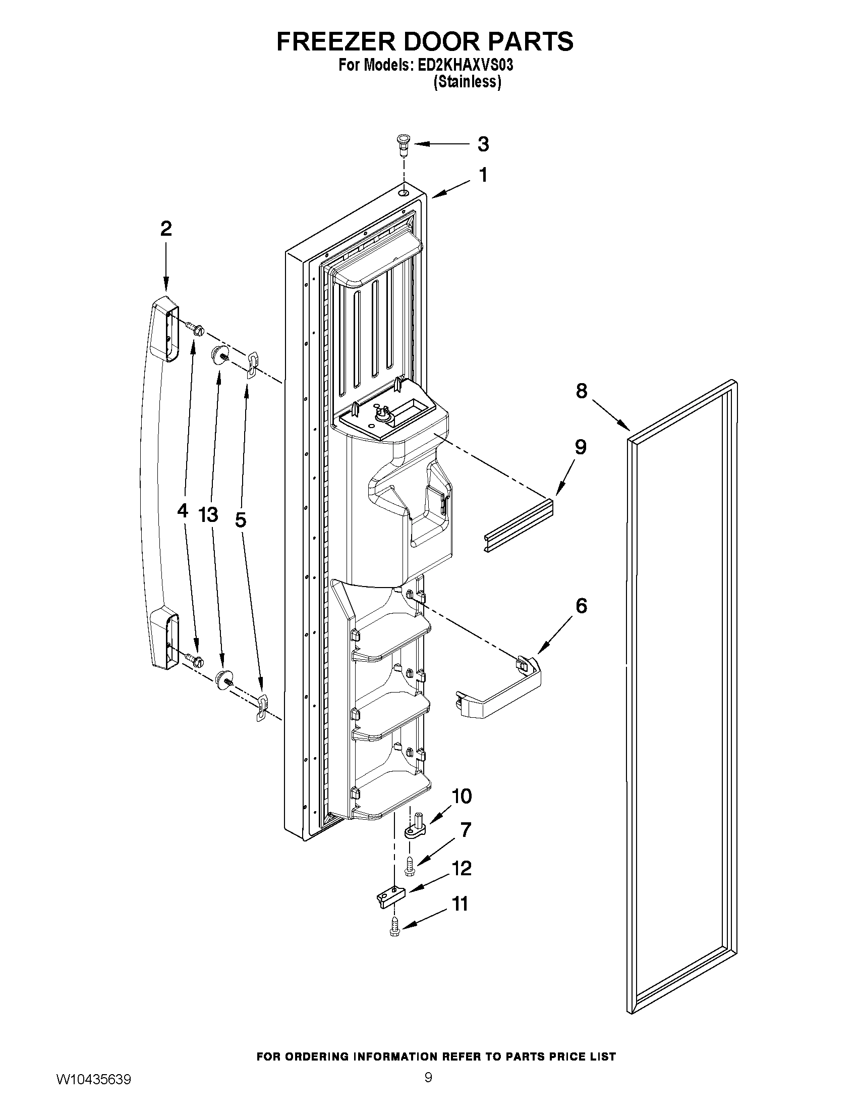 07 - FREEZER DOOR PARTS