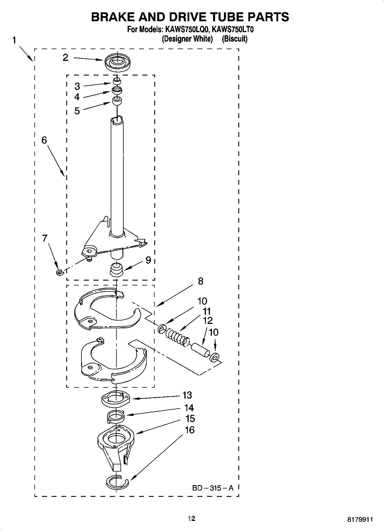 09 - BRAKE AND DRIVE TUBE PARTS