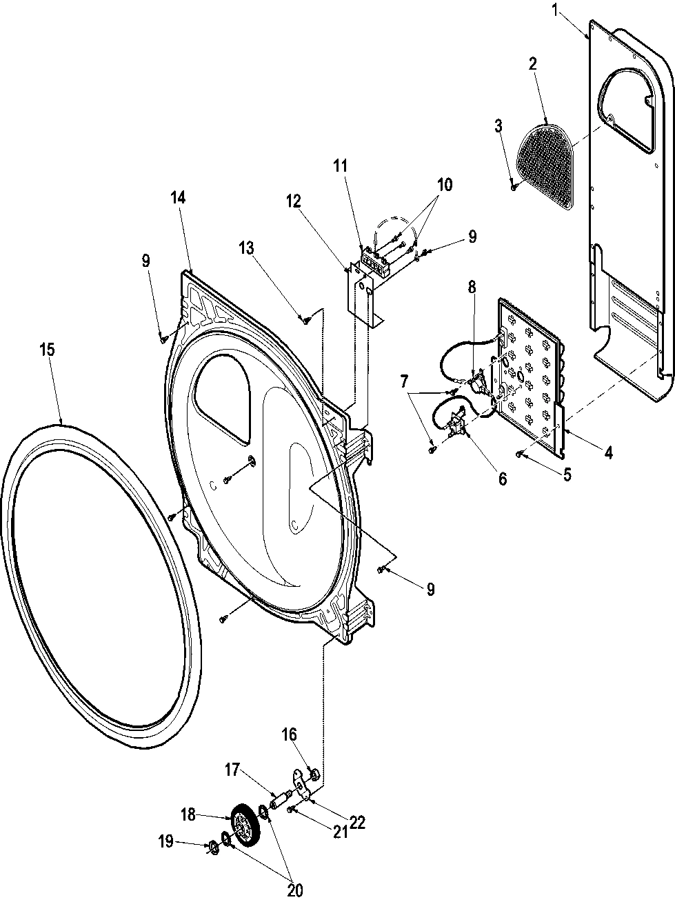 07 - R BULKHEAD, SEAL, ROLLERS, AND AIR DUCT