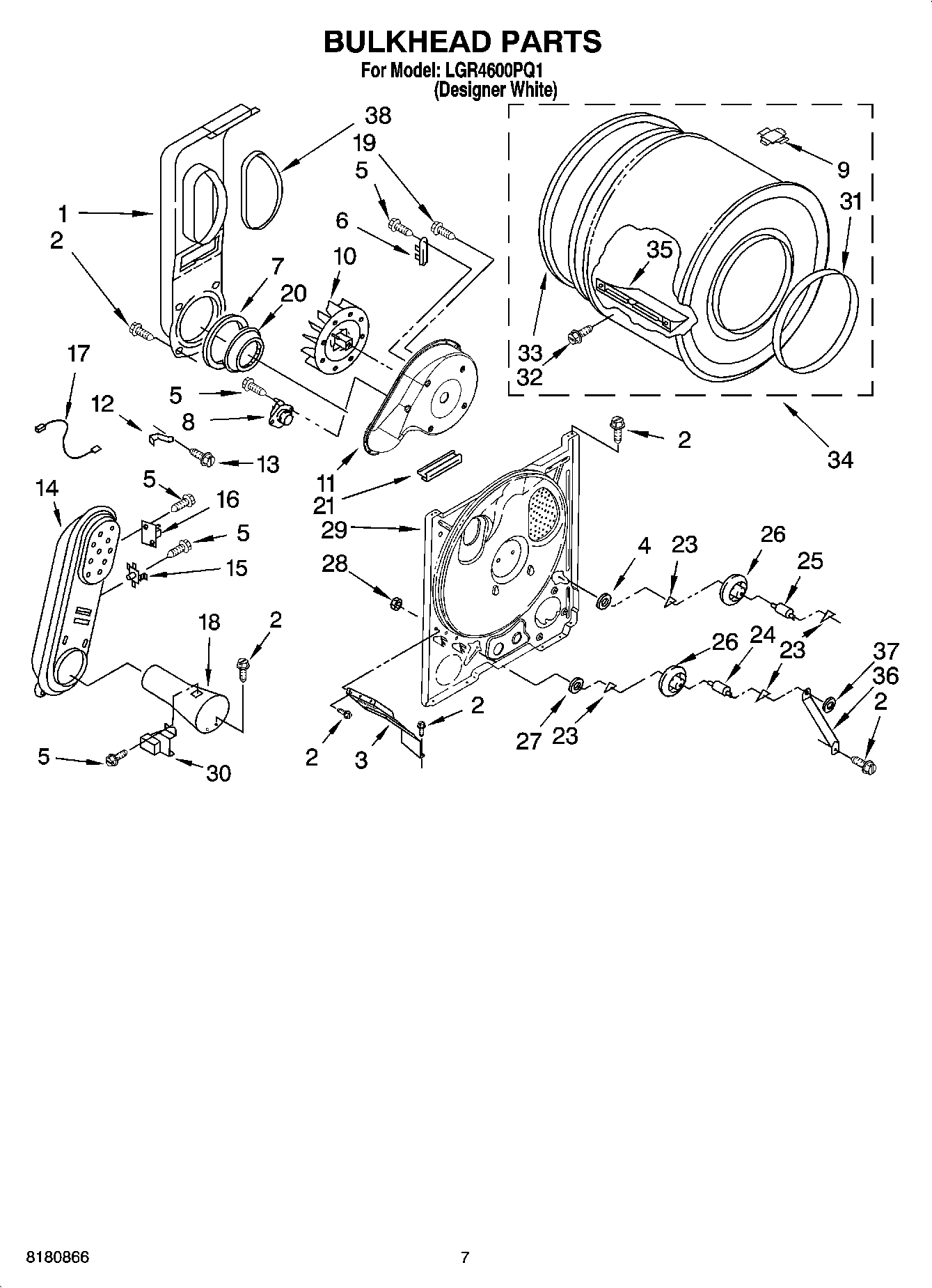 04 - BULKHEAD PARTS, OPTIONAL PARTS (NOT INCLUDED)