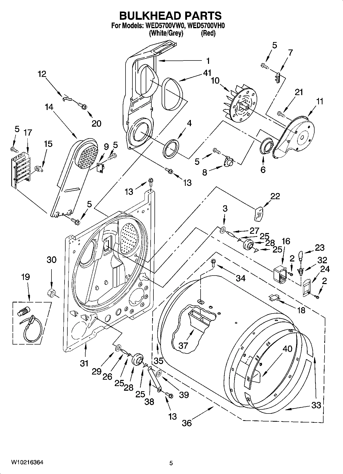 03 - BULKHEAD PARTS, OPTIONAL PARTS (NOT INCLUDED)