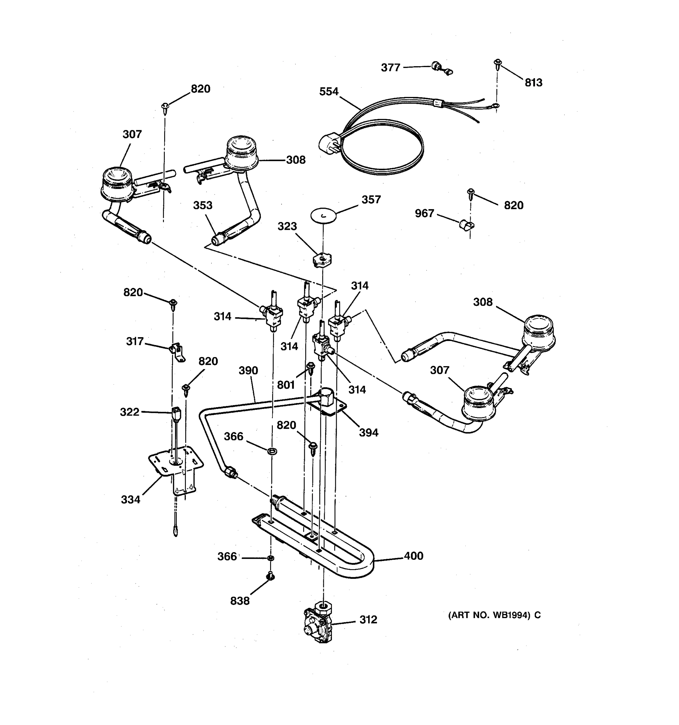 GAS & BURNER PARTS