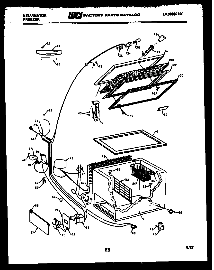 02 - CHEST FREEZER PARTS