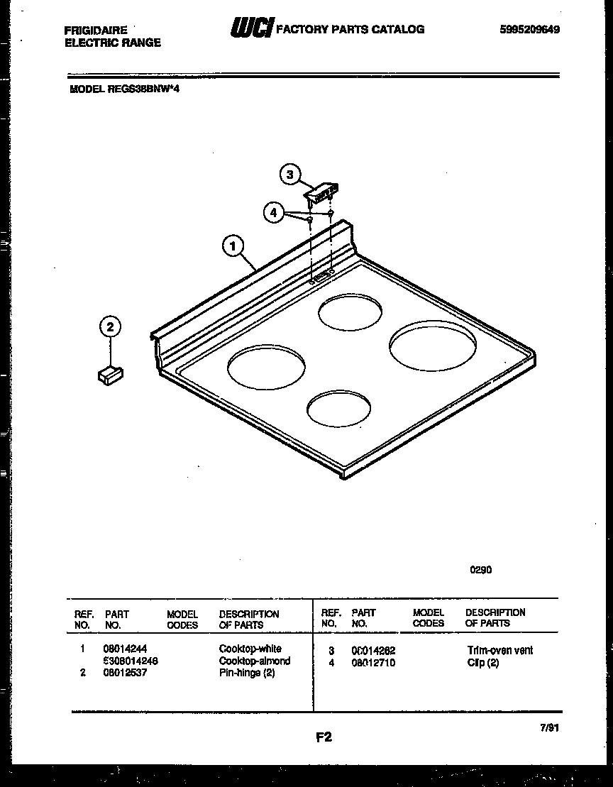 04 - COOKTOP PARTS