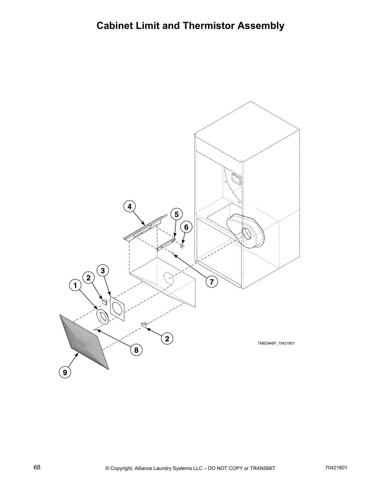Cabinet Limit and Thermistor Assembly