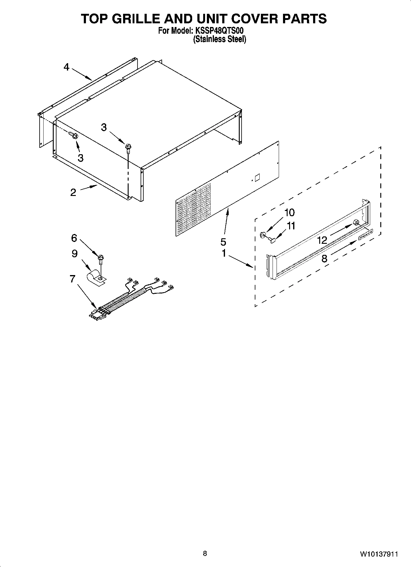 06 - TOP GRILLE AND UNIT COVER PARTS