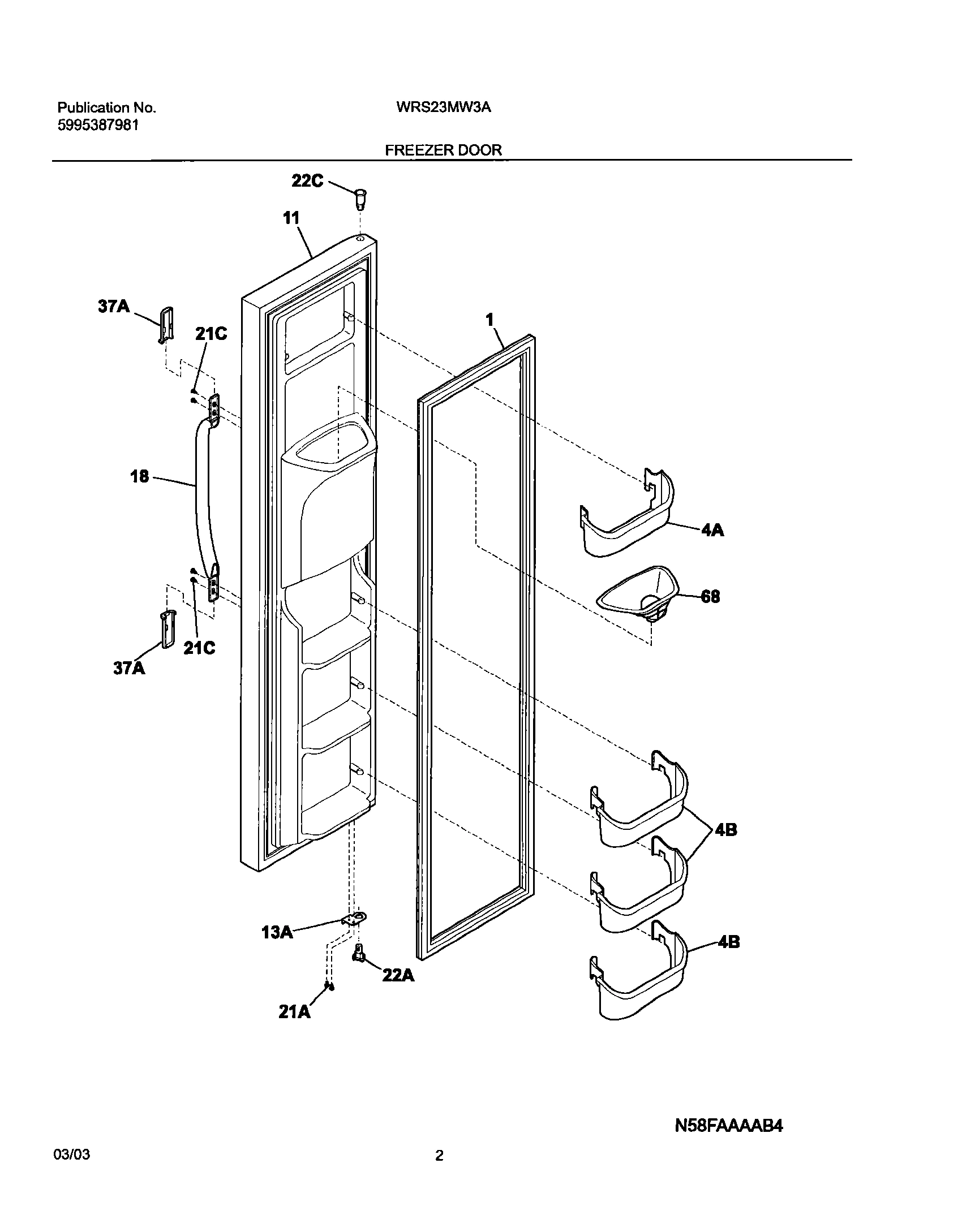 03 - FREEZER DOOR