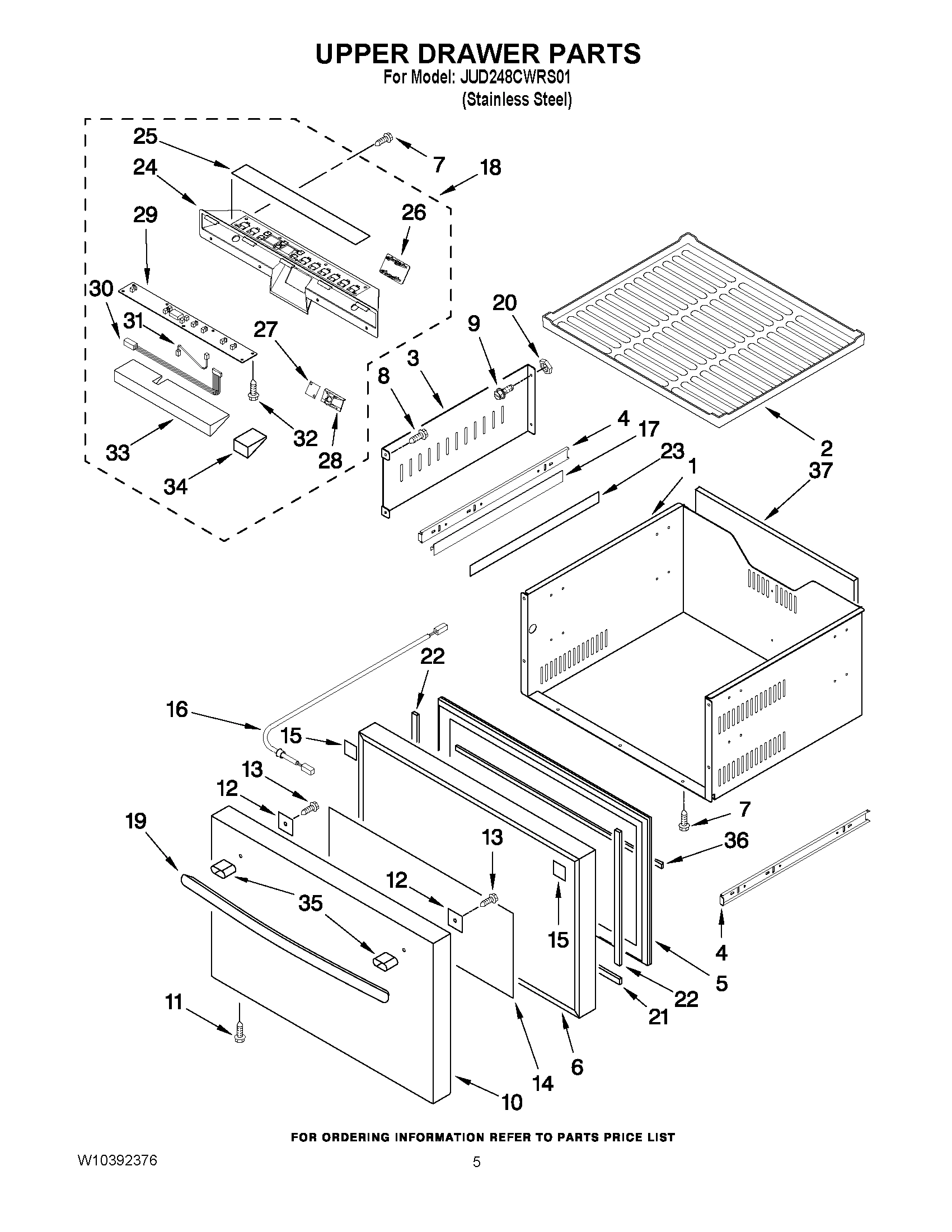03 - UPPER DRAWER PARTS