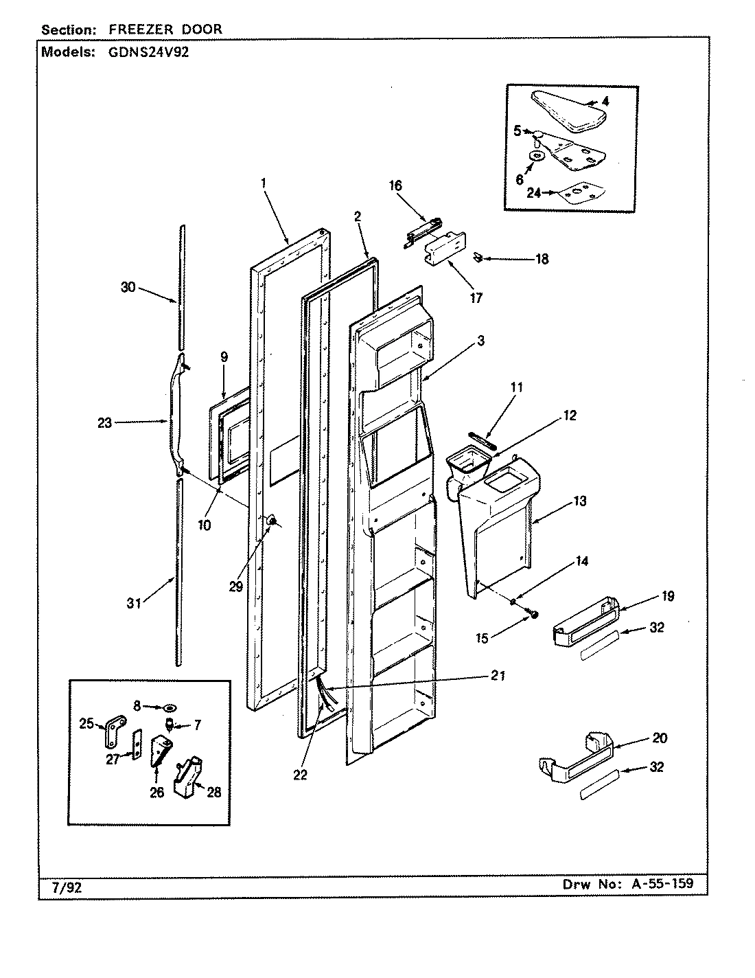 02 - FREEZER DOOR