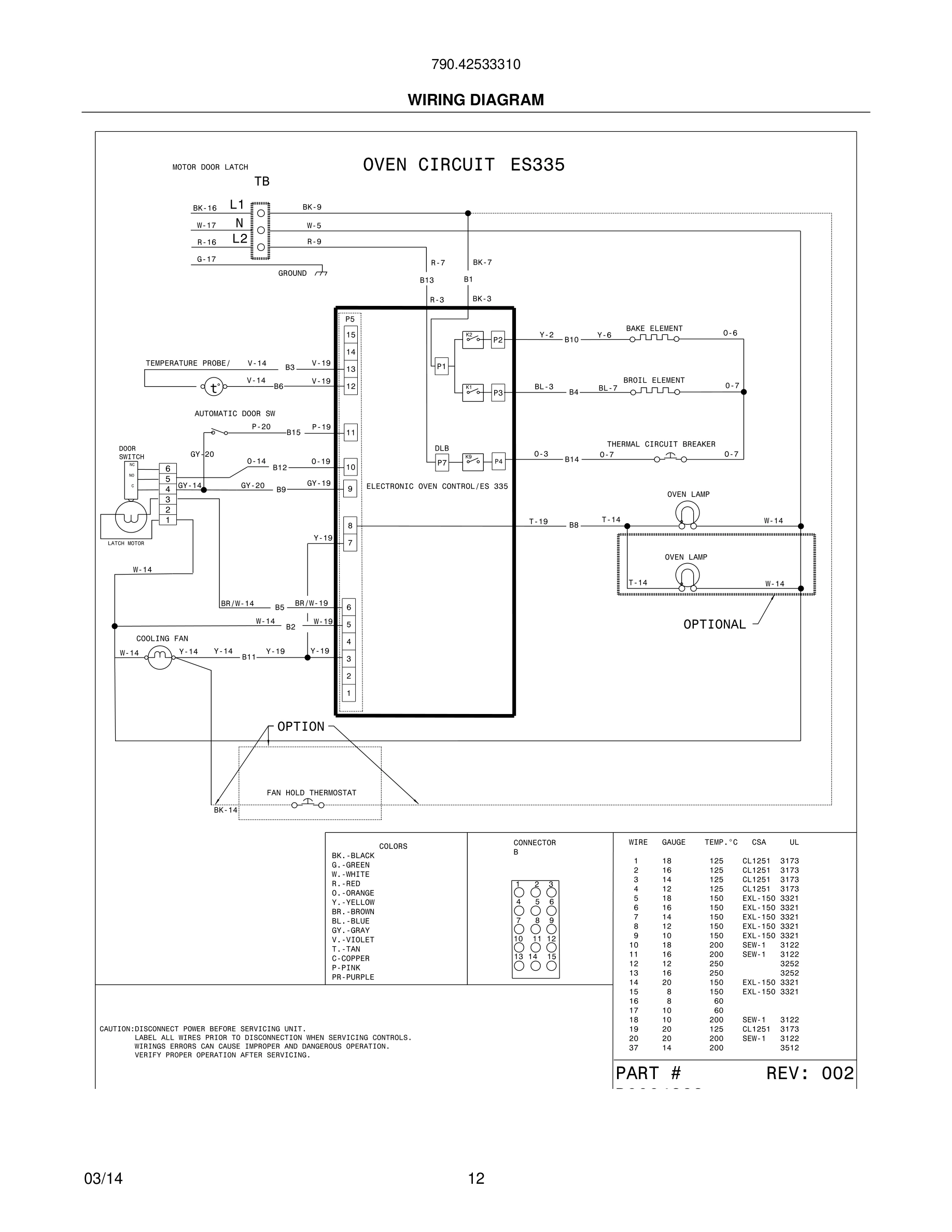 12 - WIRING DIAGRAM