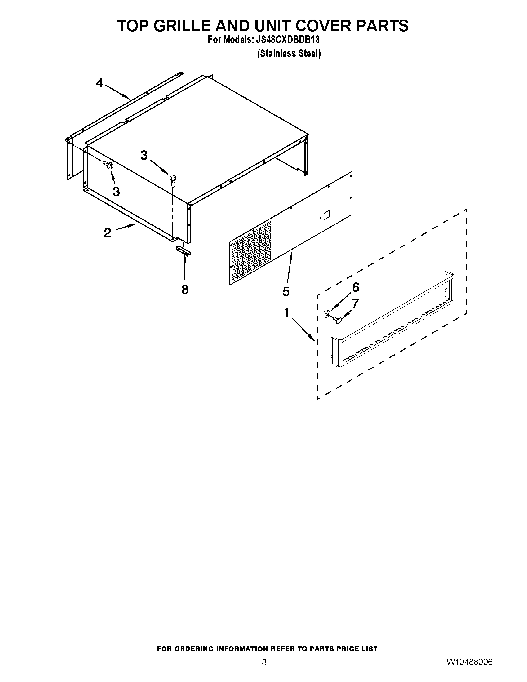 06 - TOP GRILLE AND UNIT COVER PARTS
