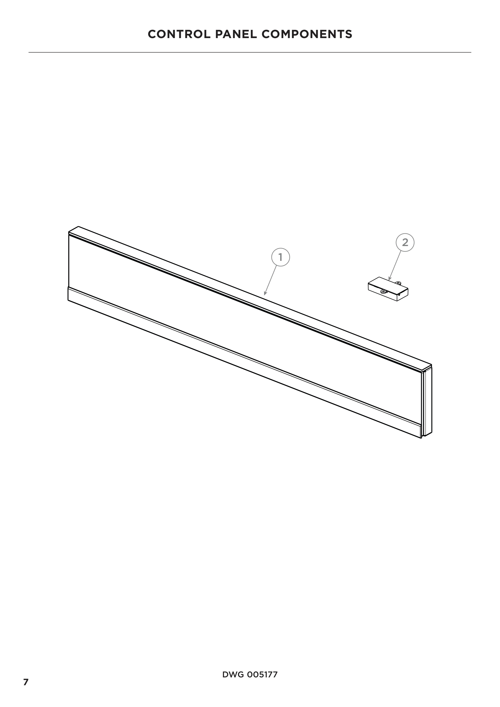 CONTROL PANEL COMPONENTS