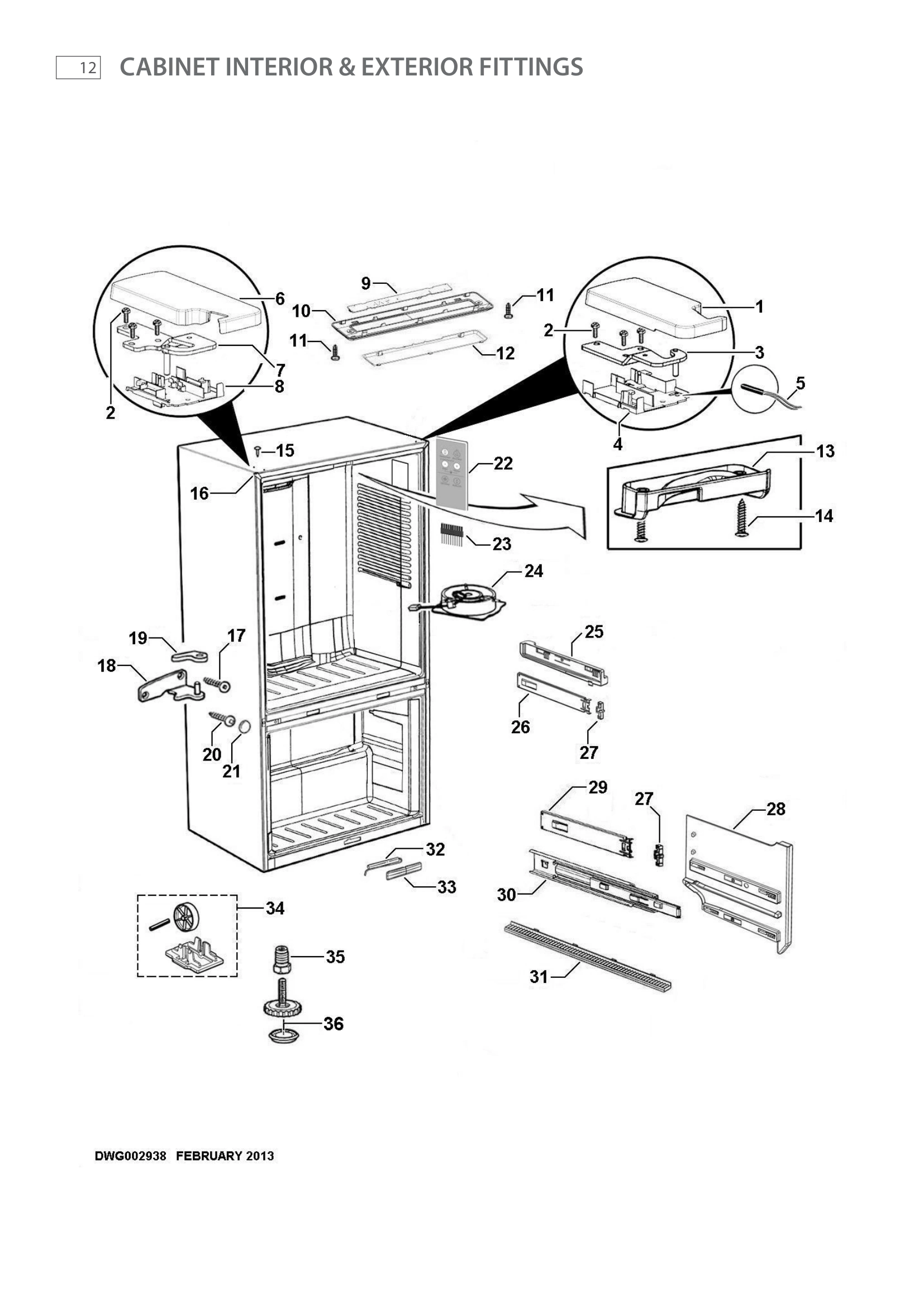 CABINET INTERIOR & EXTERIOR FITTINGS