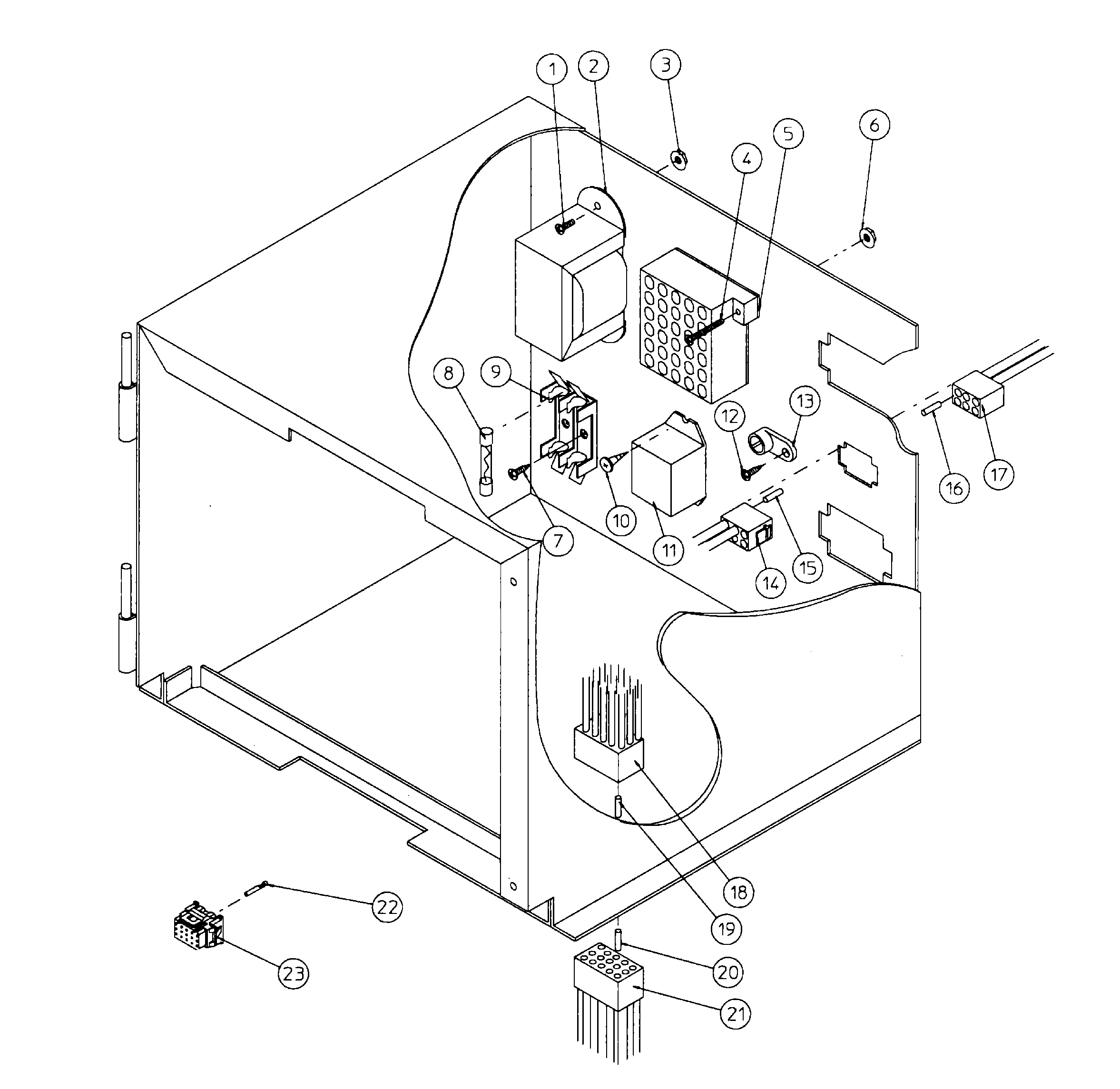 02 - MICROPROCESSOR CONTROL BOX ASSY
