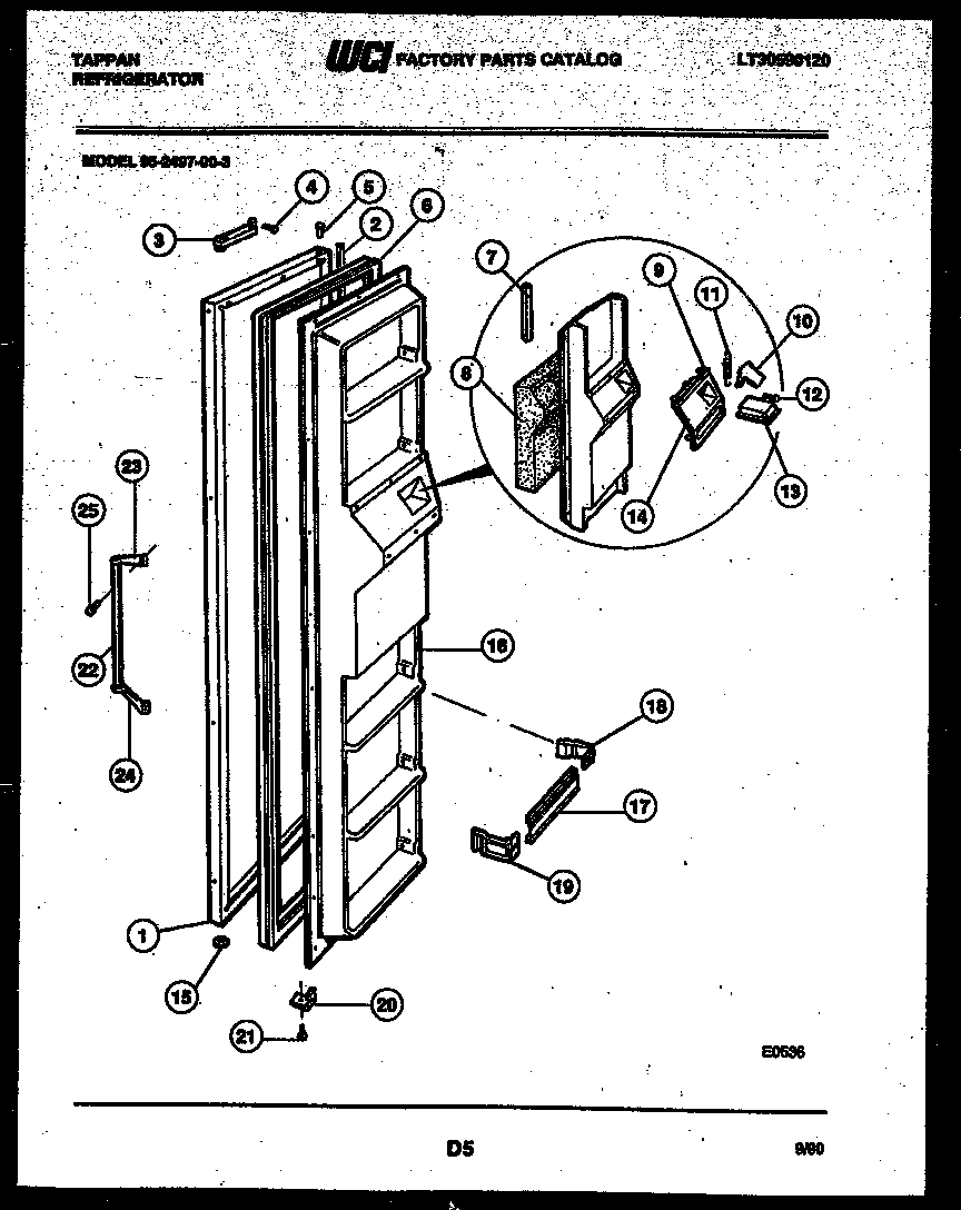 02 - FREEZER DOOR PARTS