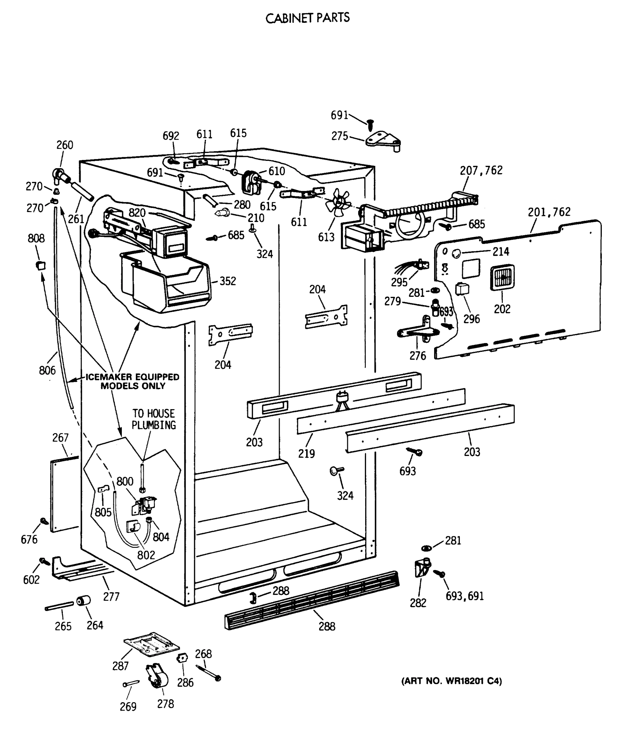 CABINET PARTS