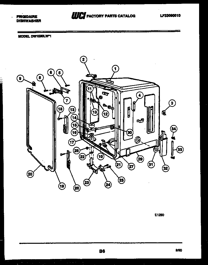 05 - TUB AND FRAME PARTS