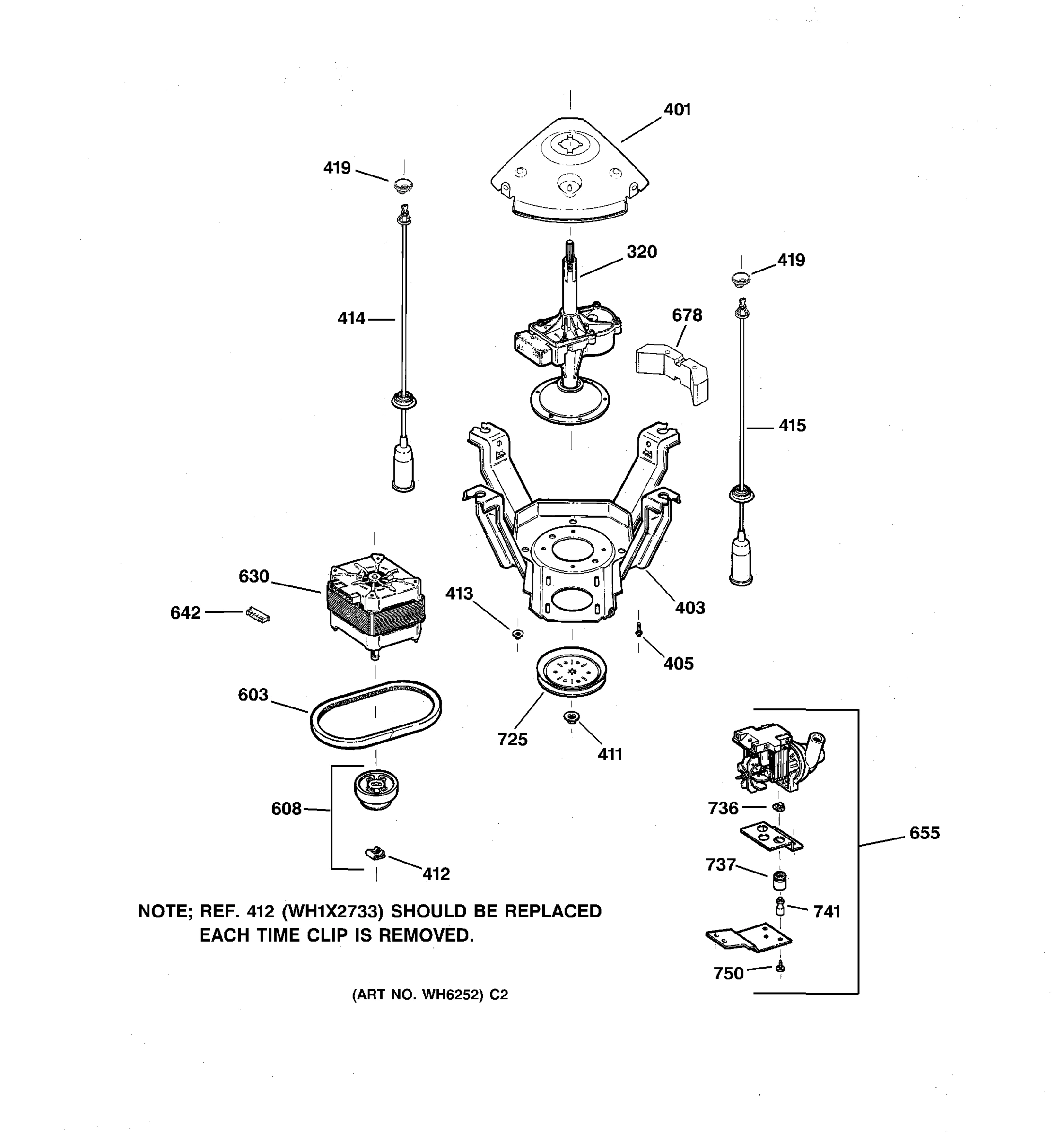 SUSPENSION, PUMP & DRIVE COMPONENTS