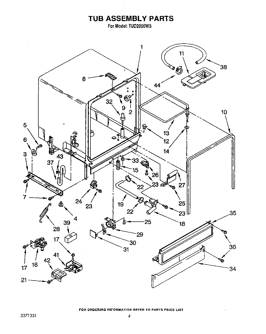 04 - TUB ASSEMBLY