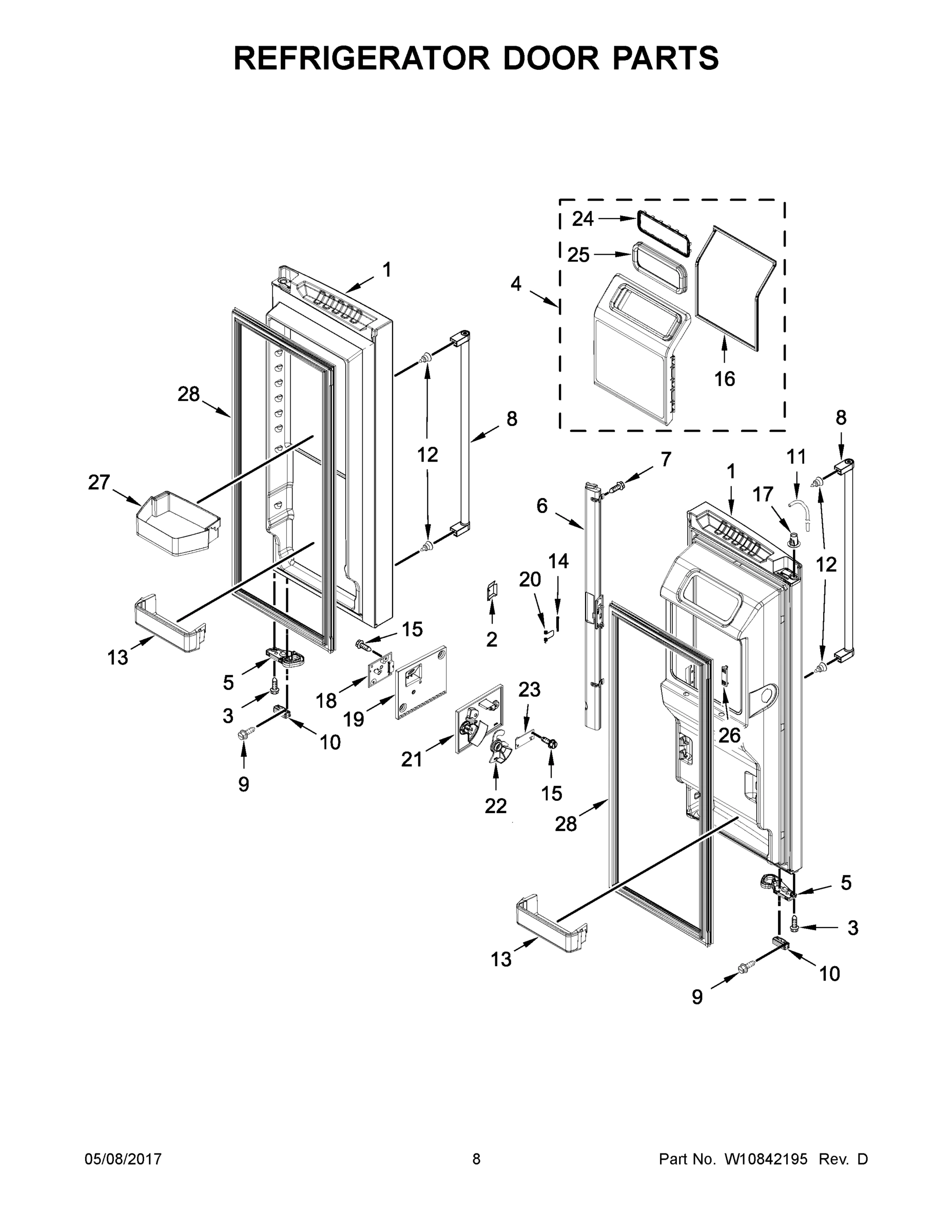 05 - REFRIGERATOR DOOR PARTS