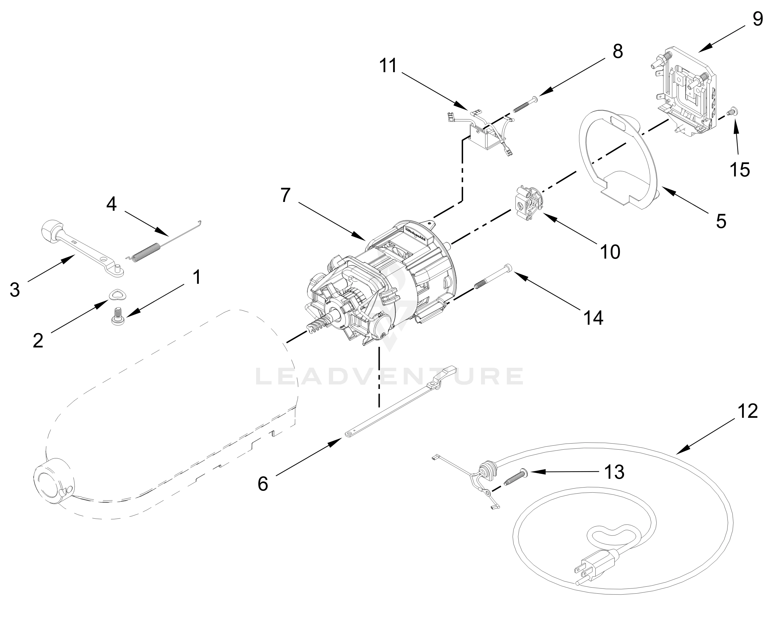 MOTOR AND CONTROL UNIT PARTS