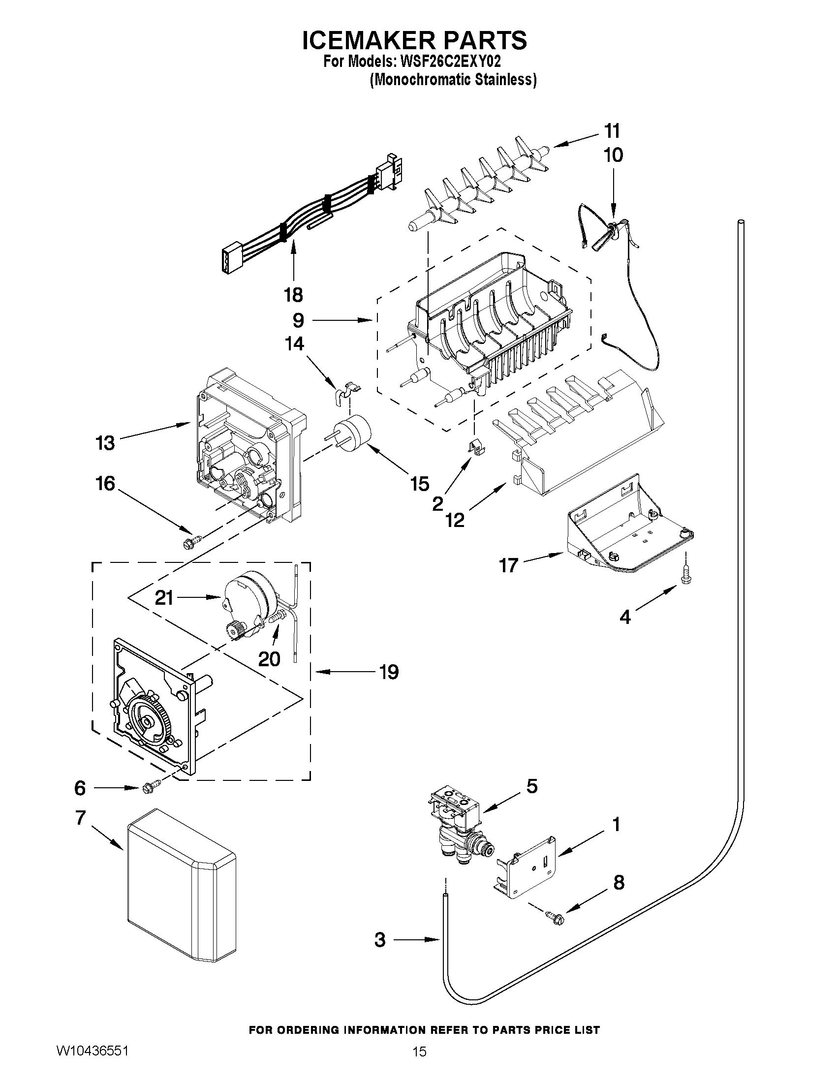 10 - ICEMAKER PARTS