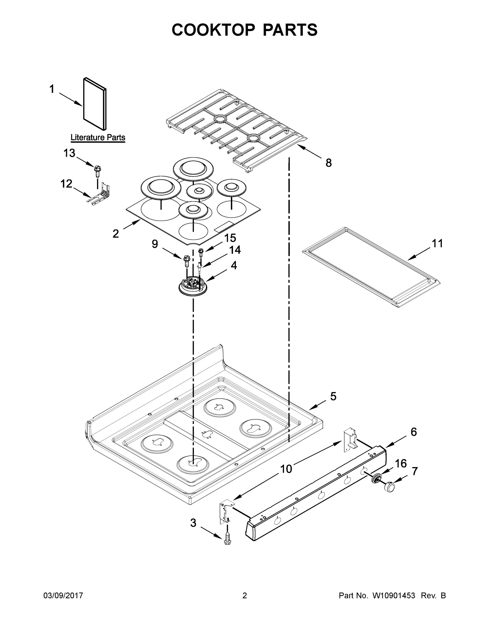 02 - COOKTOP PARTS