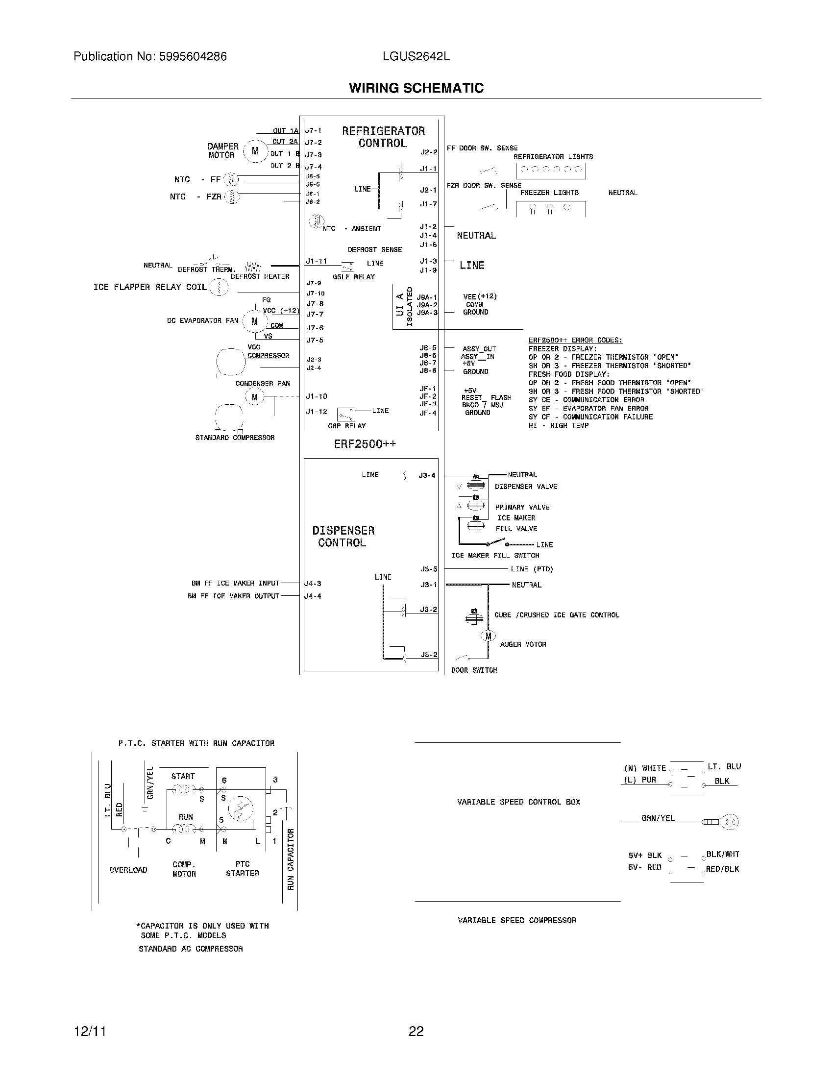 22 - WIRING SCHEMATIC