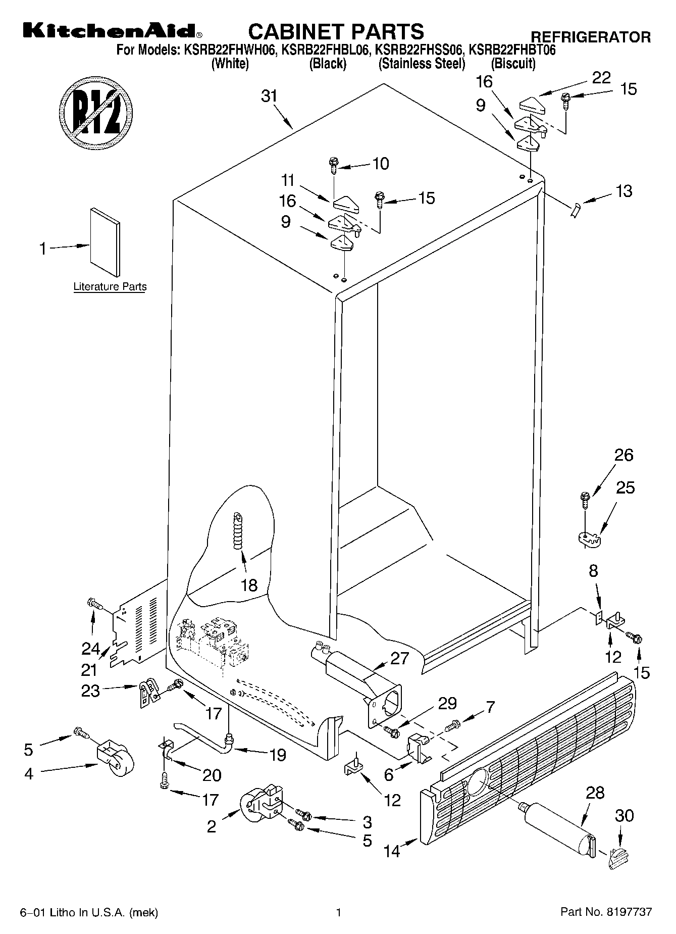01 - CABINET, LITERATURE