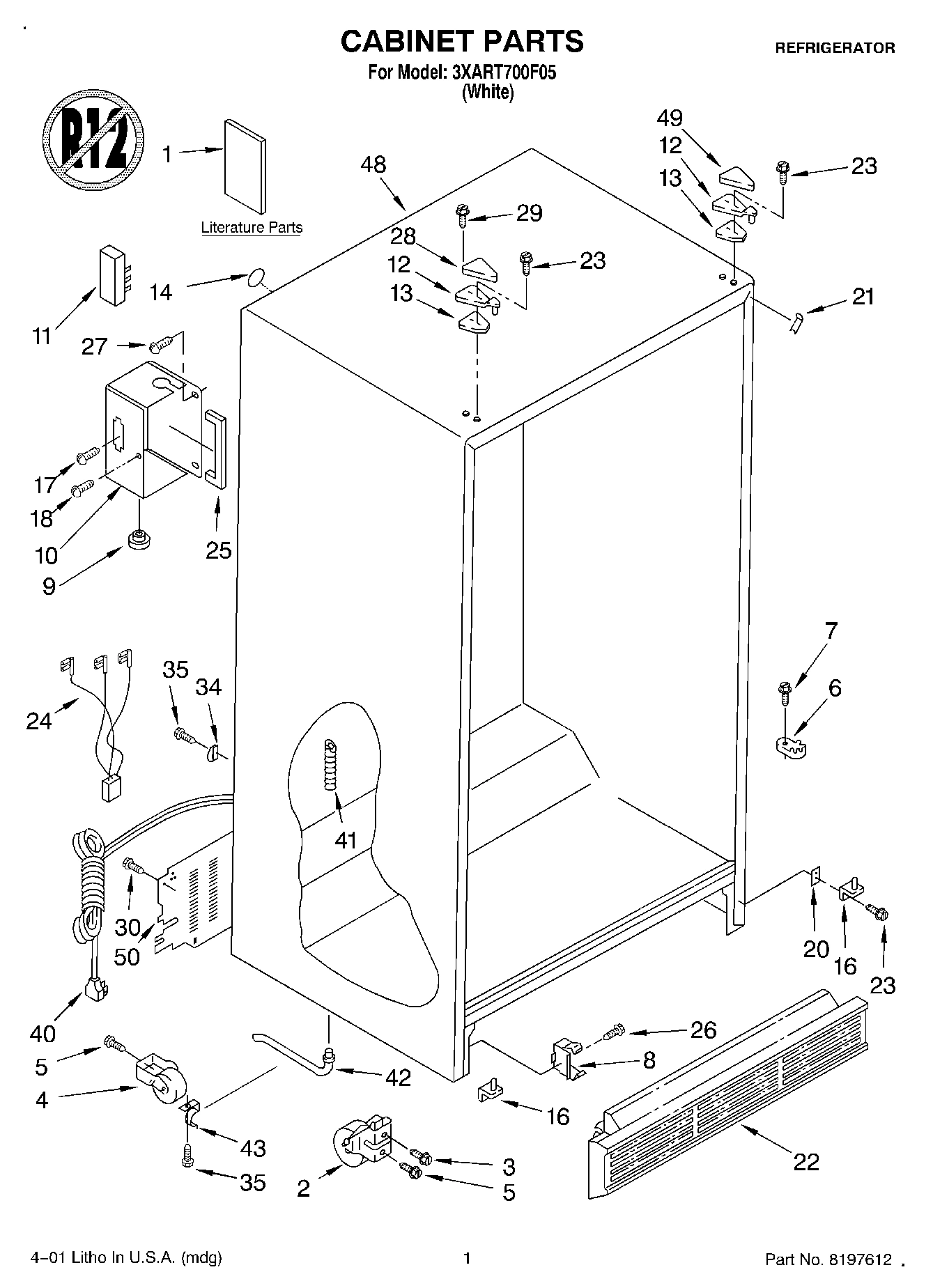 01 - CABINET, LITERATURE