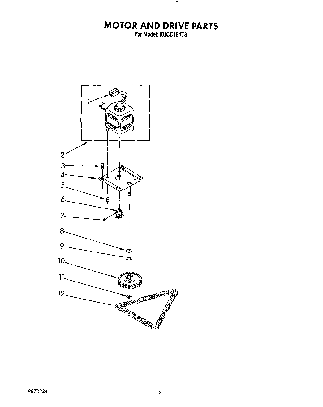 02 - MOTOR AND DRIVE, LIT/OPTIONAL
