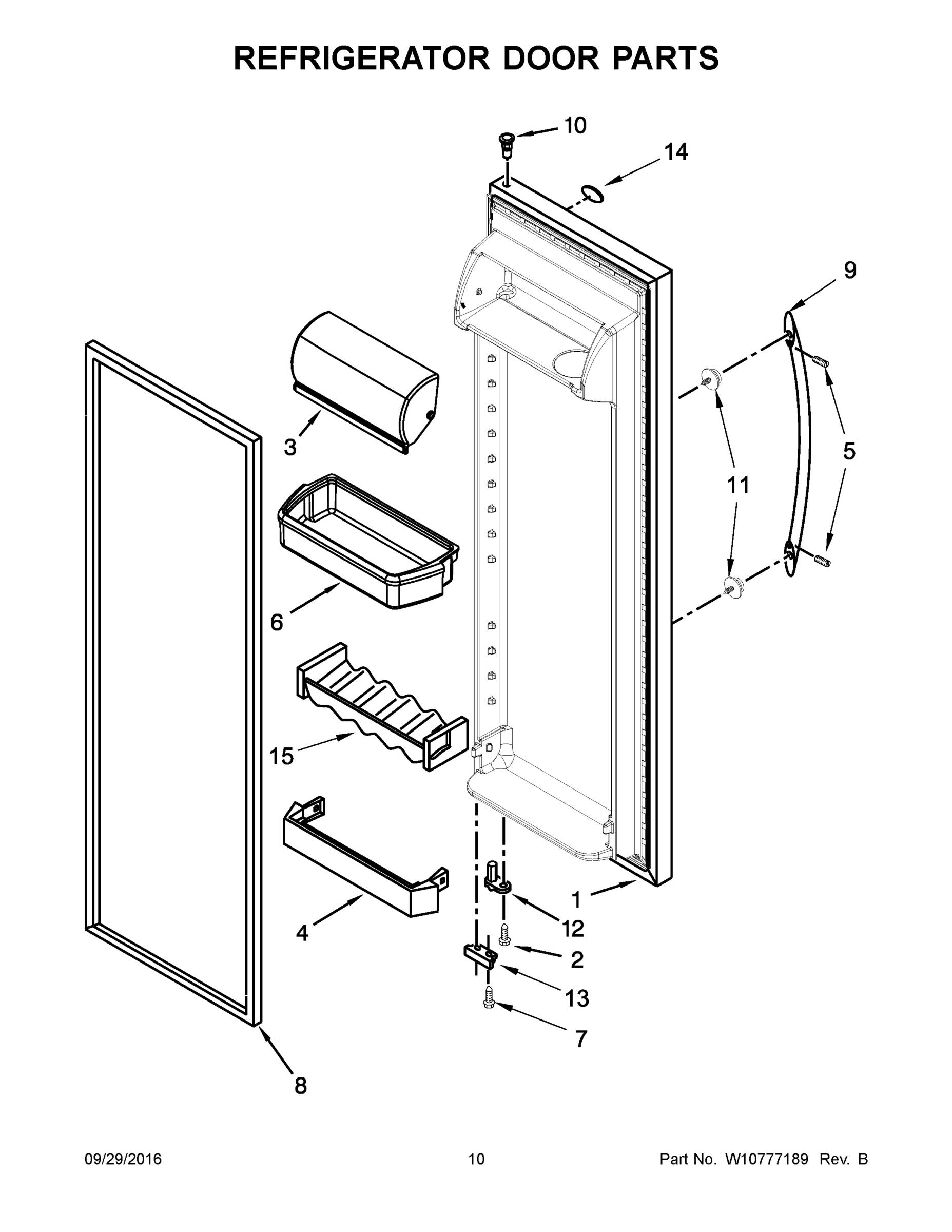 06 - REFRIGERATOR DOOR PARTS
