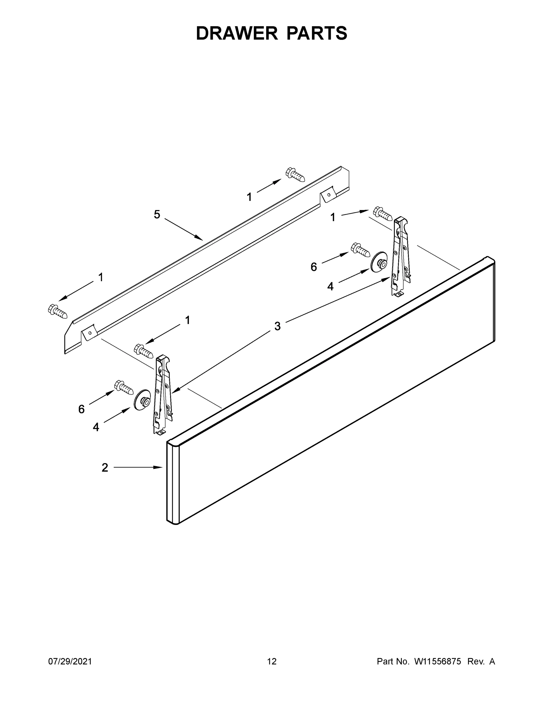 07 - DRAWER PARTS