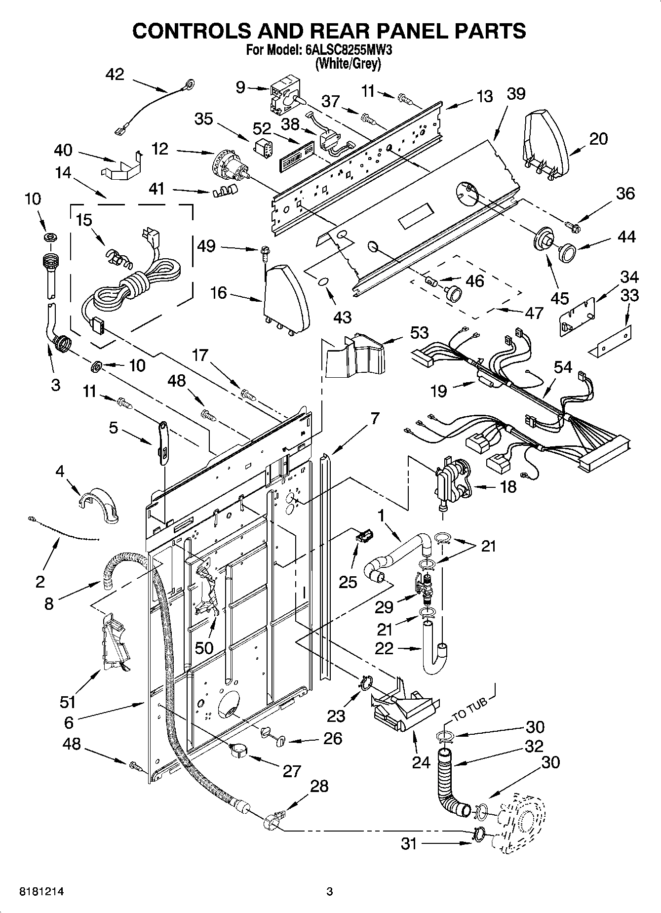 02 - CONTROLS AND REAR PANEL PARTS