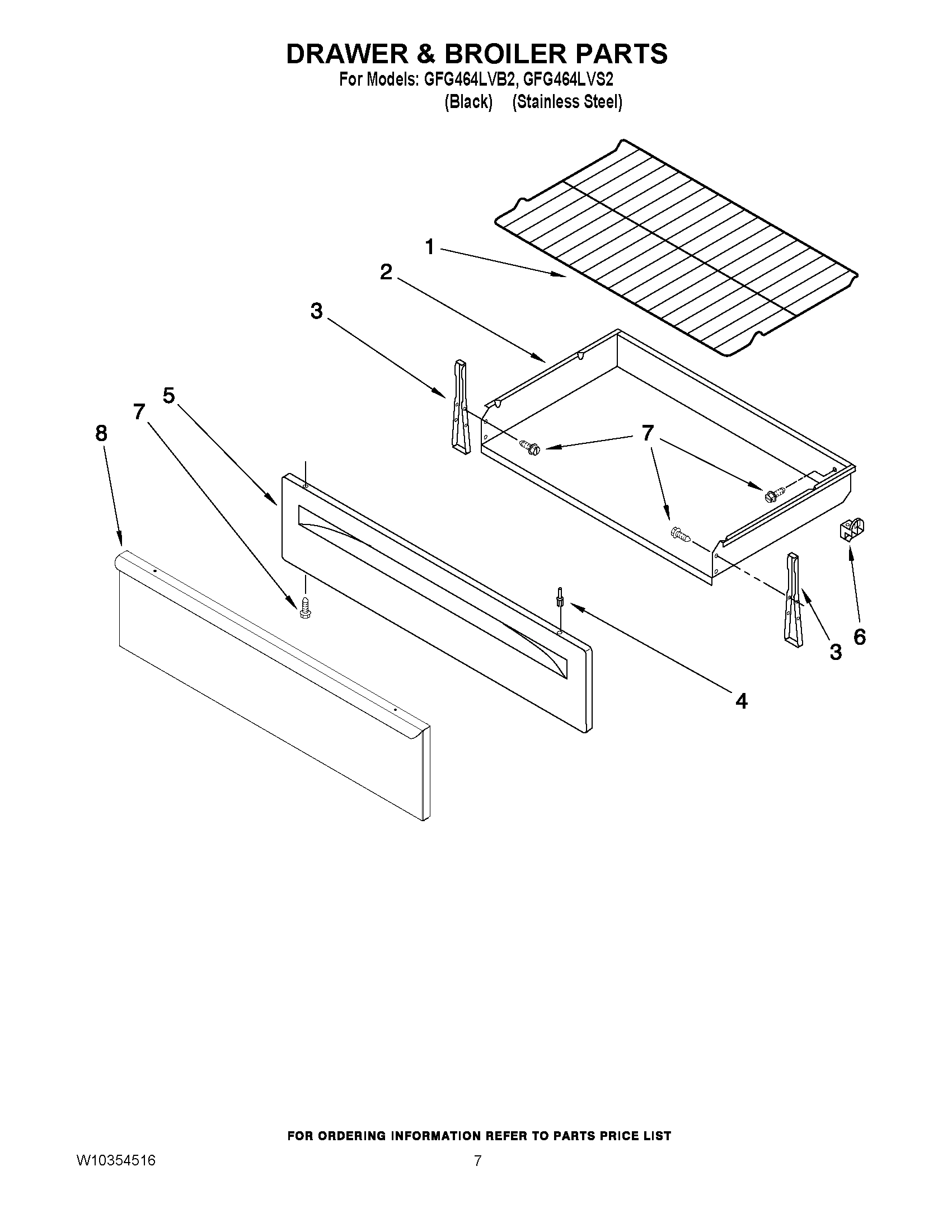 05 - DRAWER & BROILER PARTS