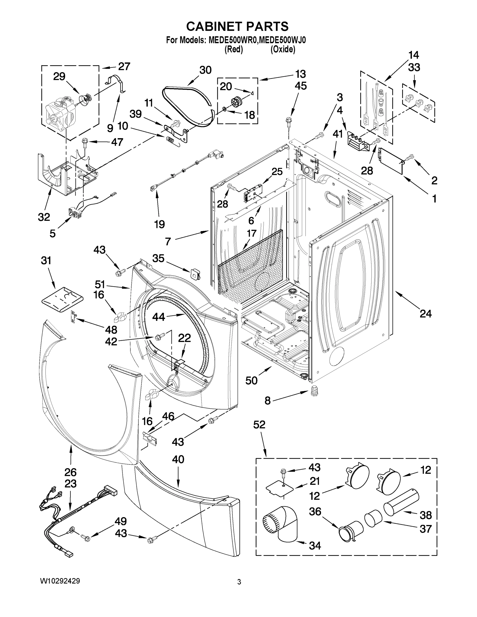 02 - CABINET PARTS