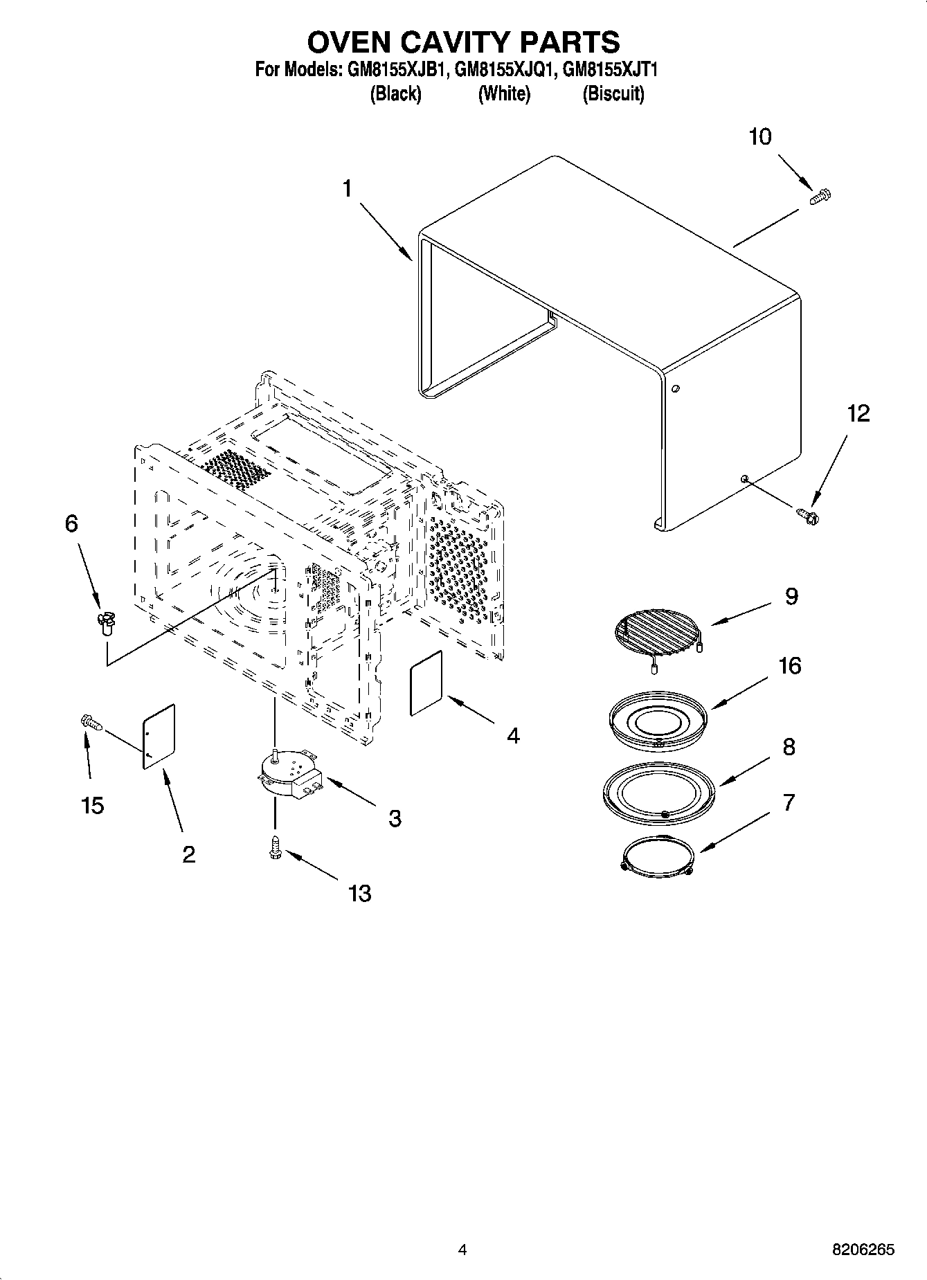 03 - OVEN CAVITY PARTS