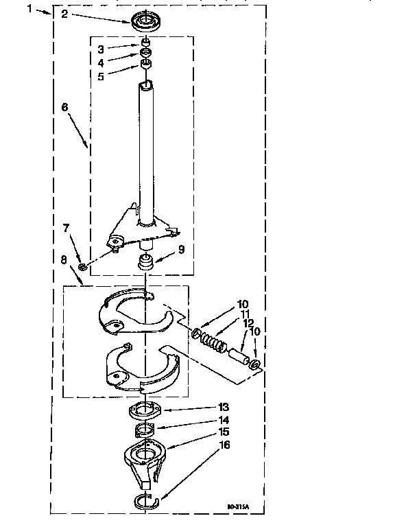BRAKE AND DRIVE TUBE