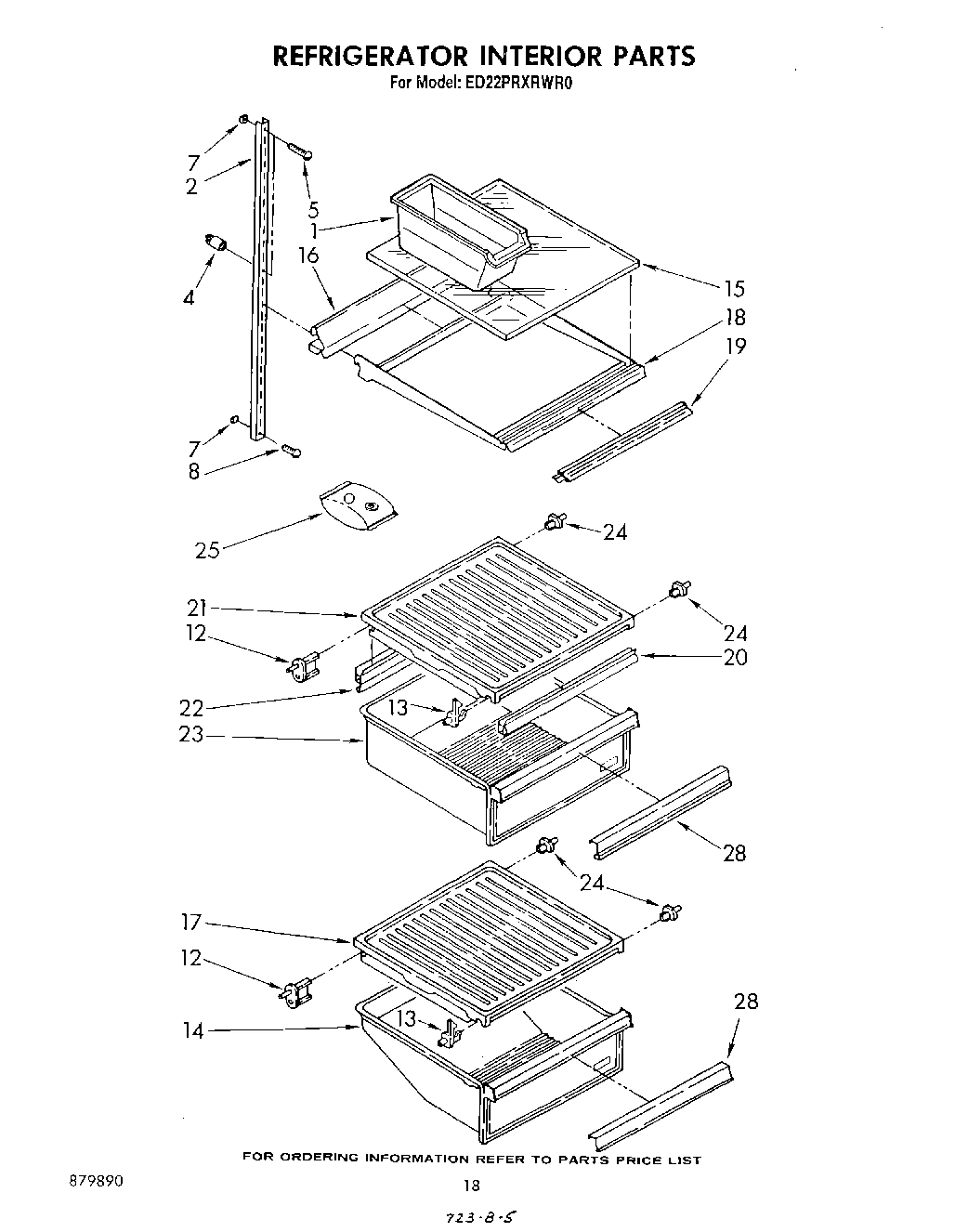 10 - REFRIGERATOR INTERIOR , LIT/OPTIONAL