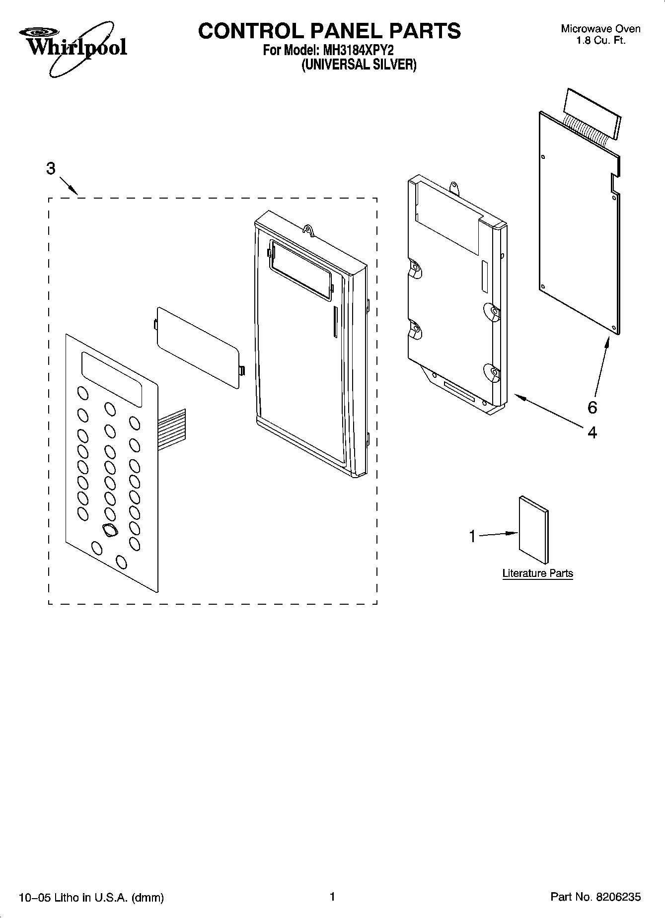 01 - CONTROL PANEL PARTS